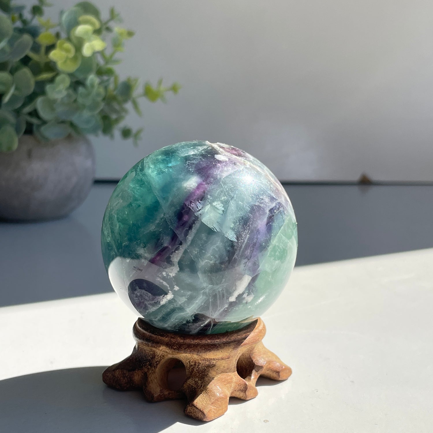 Fluorite Sphere 6.4cm