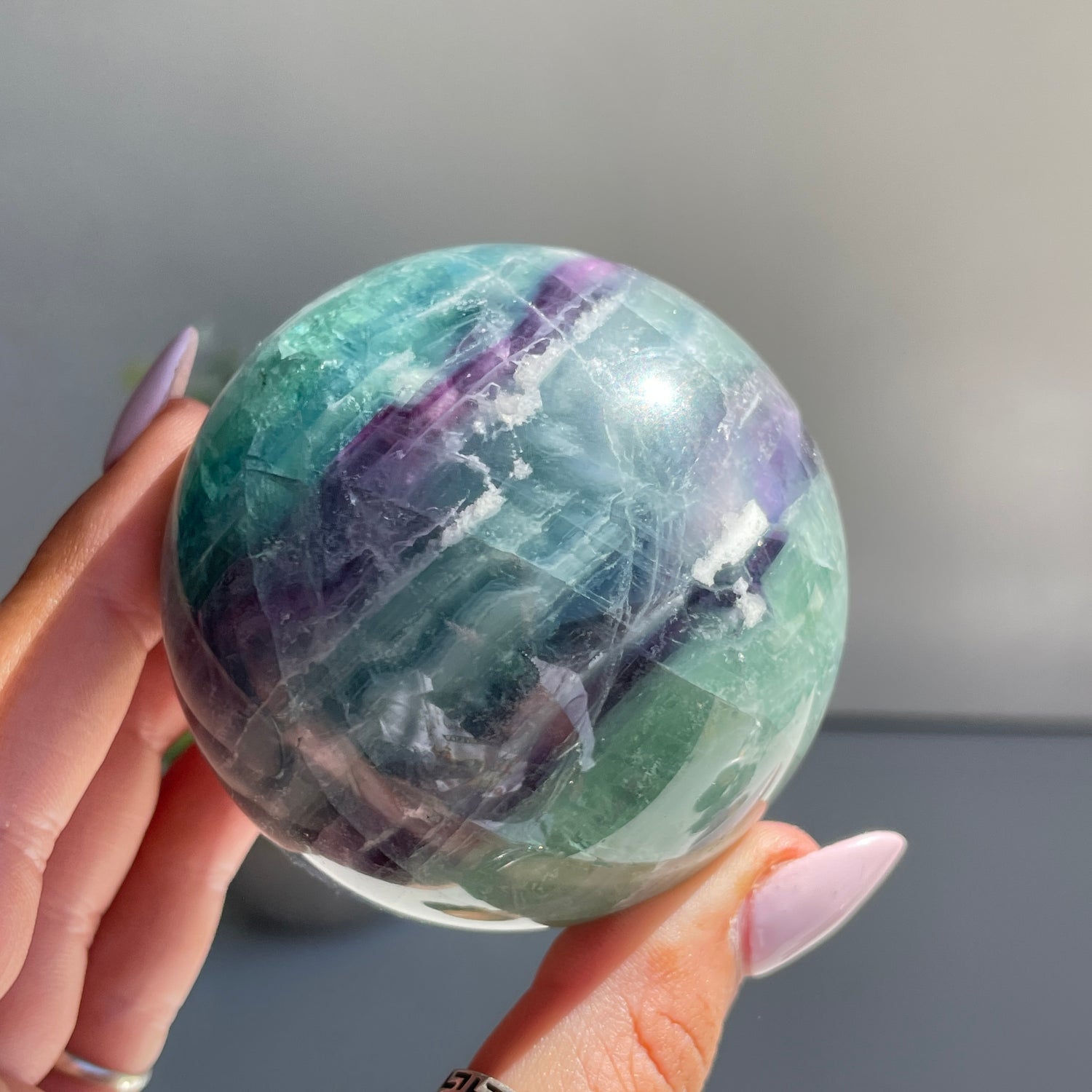 Fluorite Sphere 6.4cm