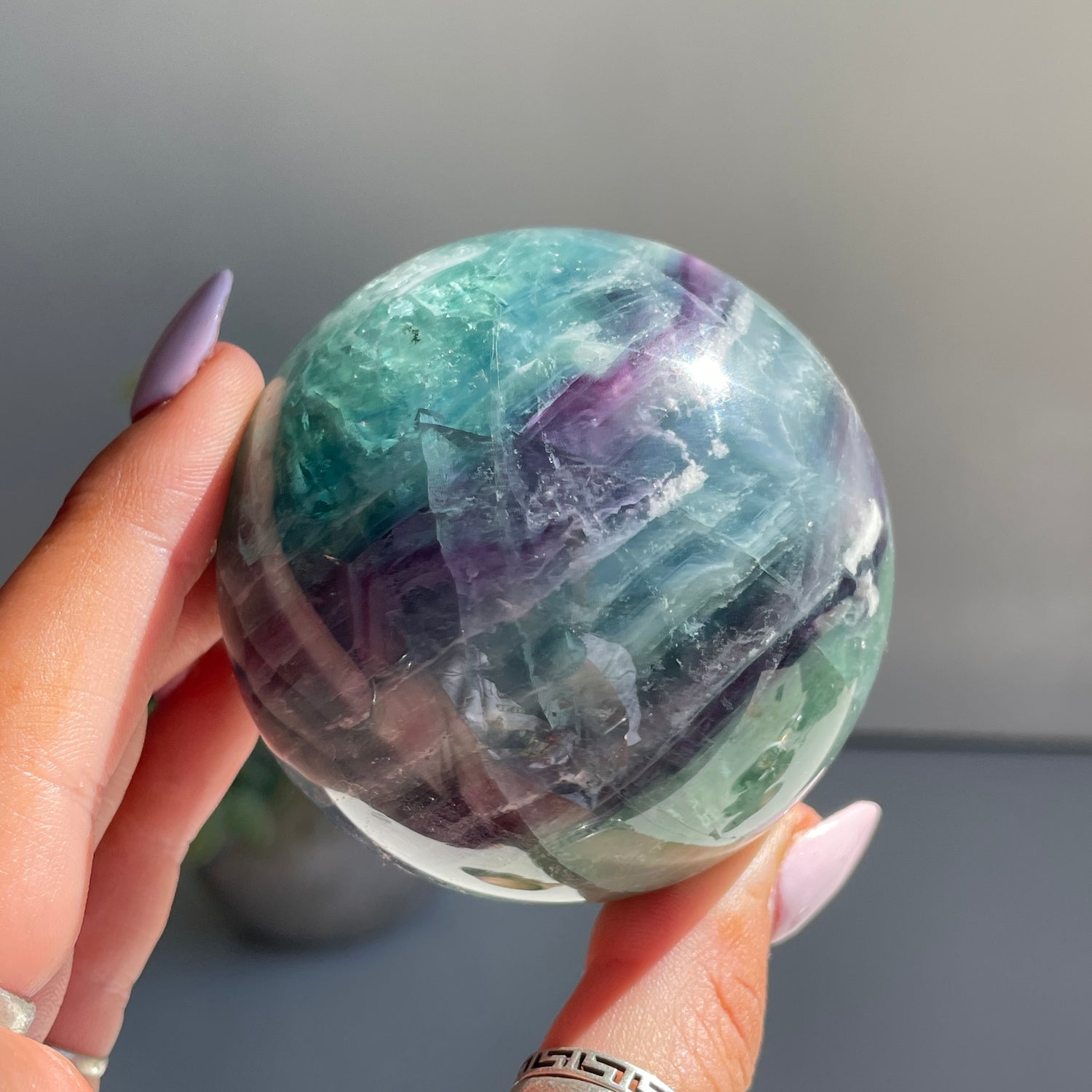 Fluorite Sphere 6.4cm