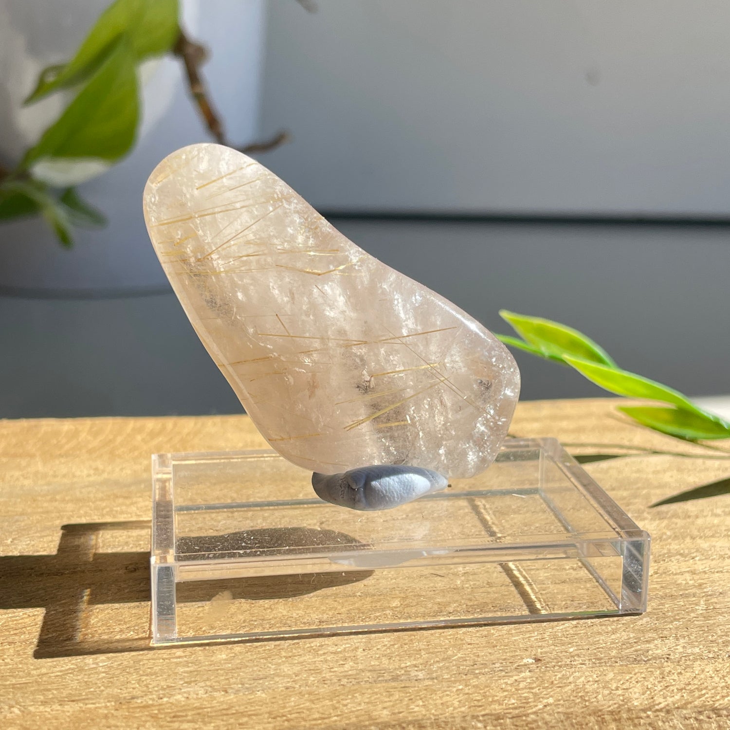 Rutilated Quartz Tumbled Pc