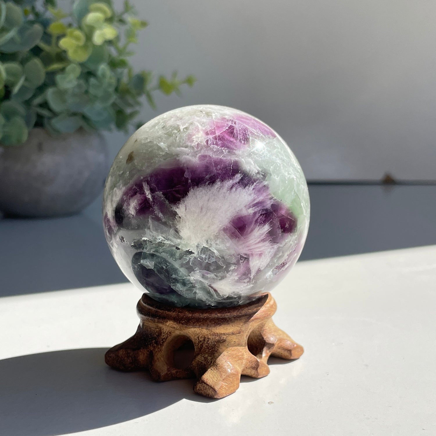 Fluorite Sphere 6.4cm