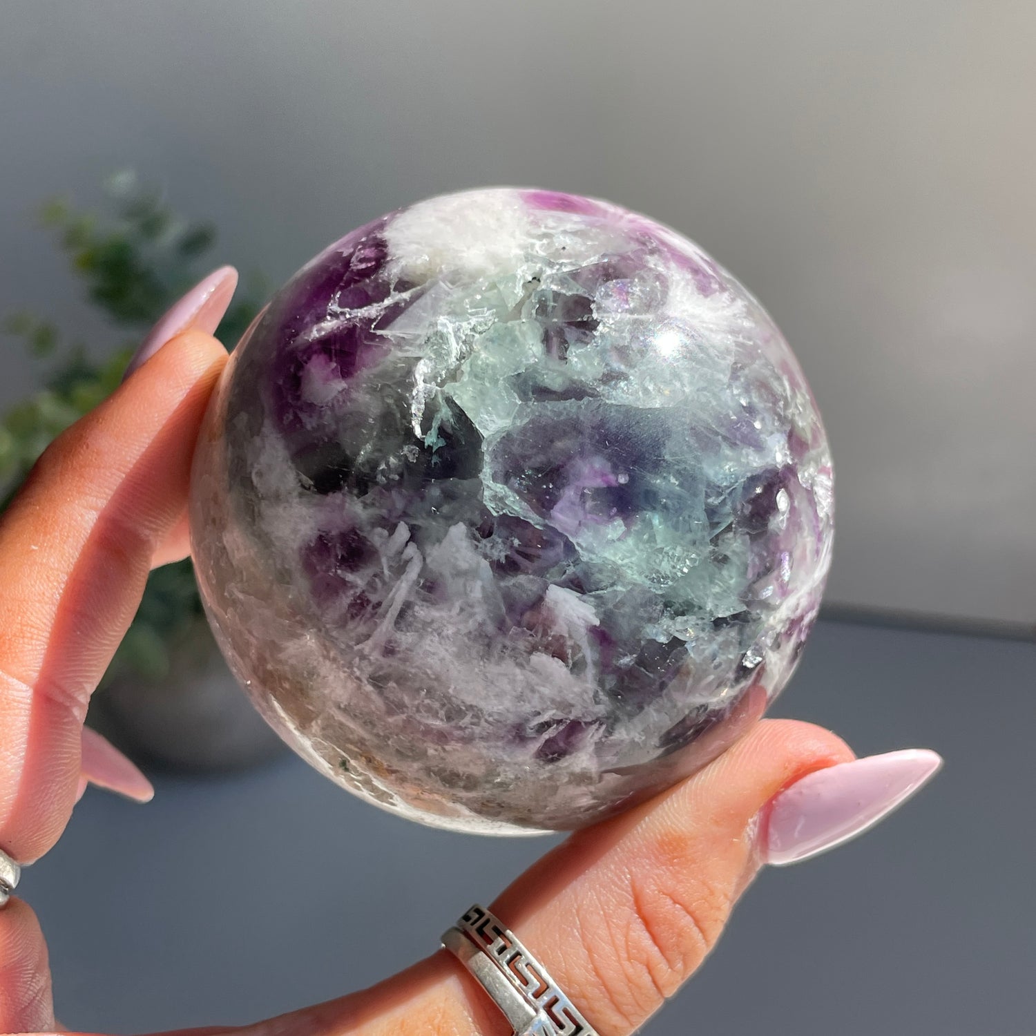 Fluorite Sphere 6.4cm