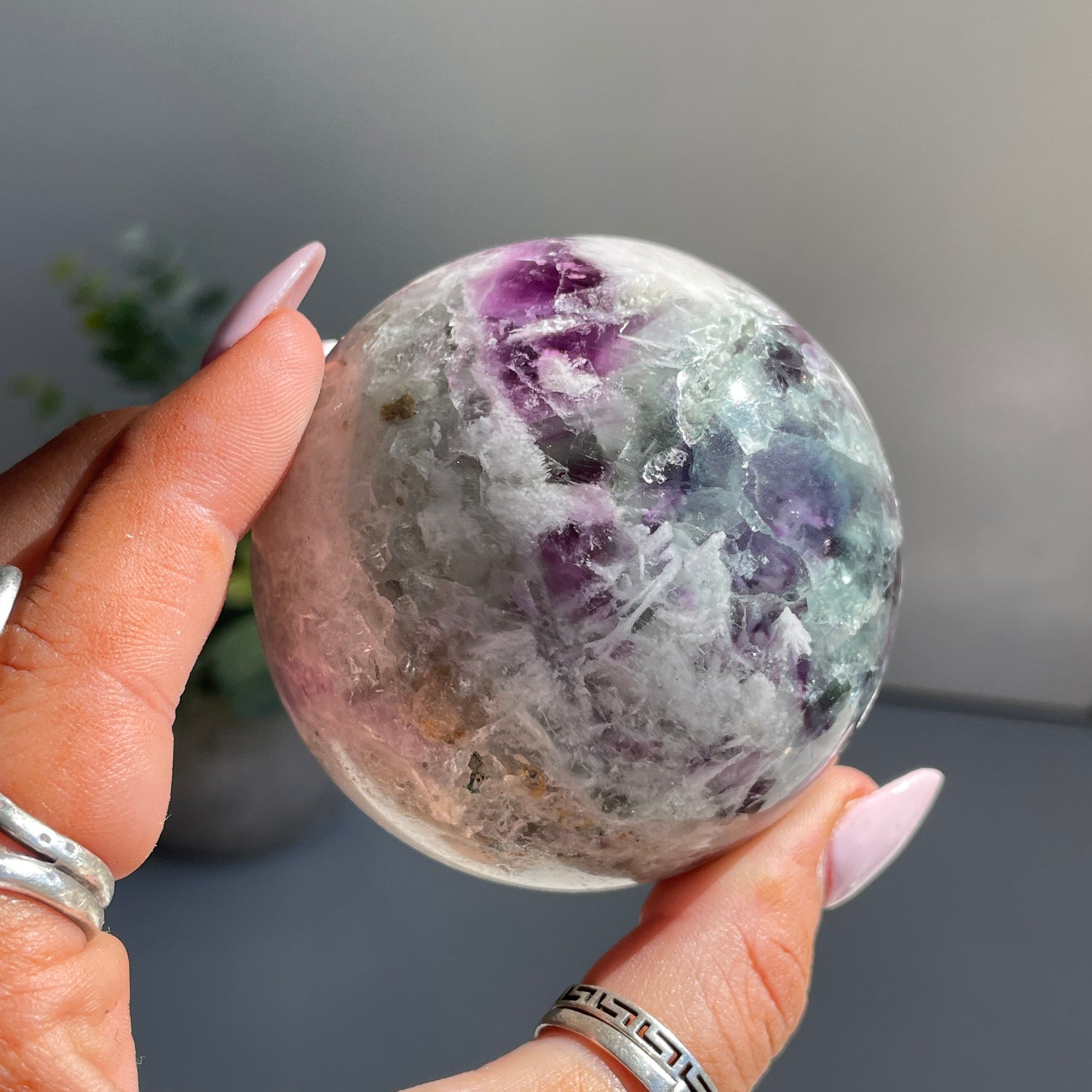Fluorite Sphere 6.4cm