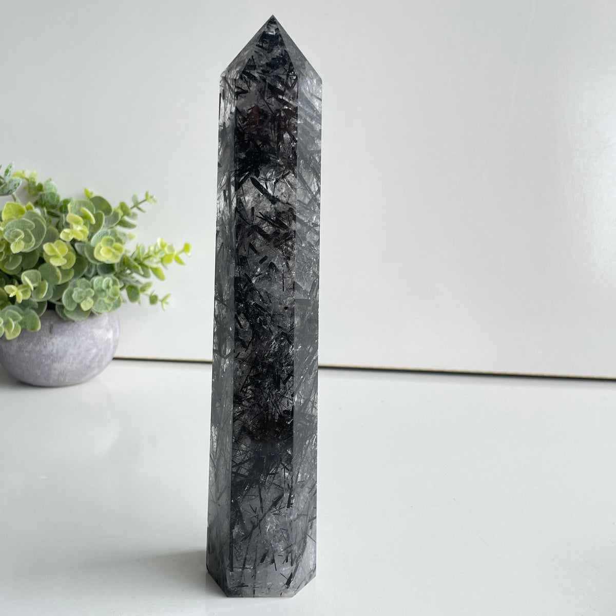 Tourmalinated Quartz Generator 24cm