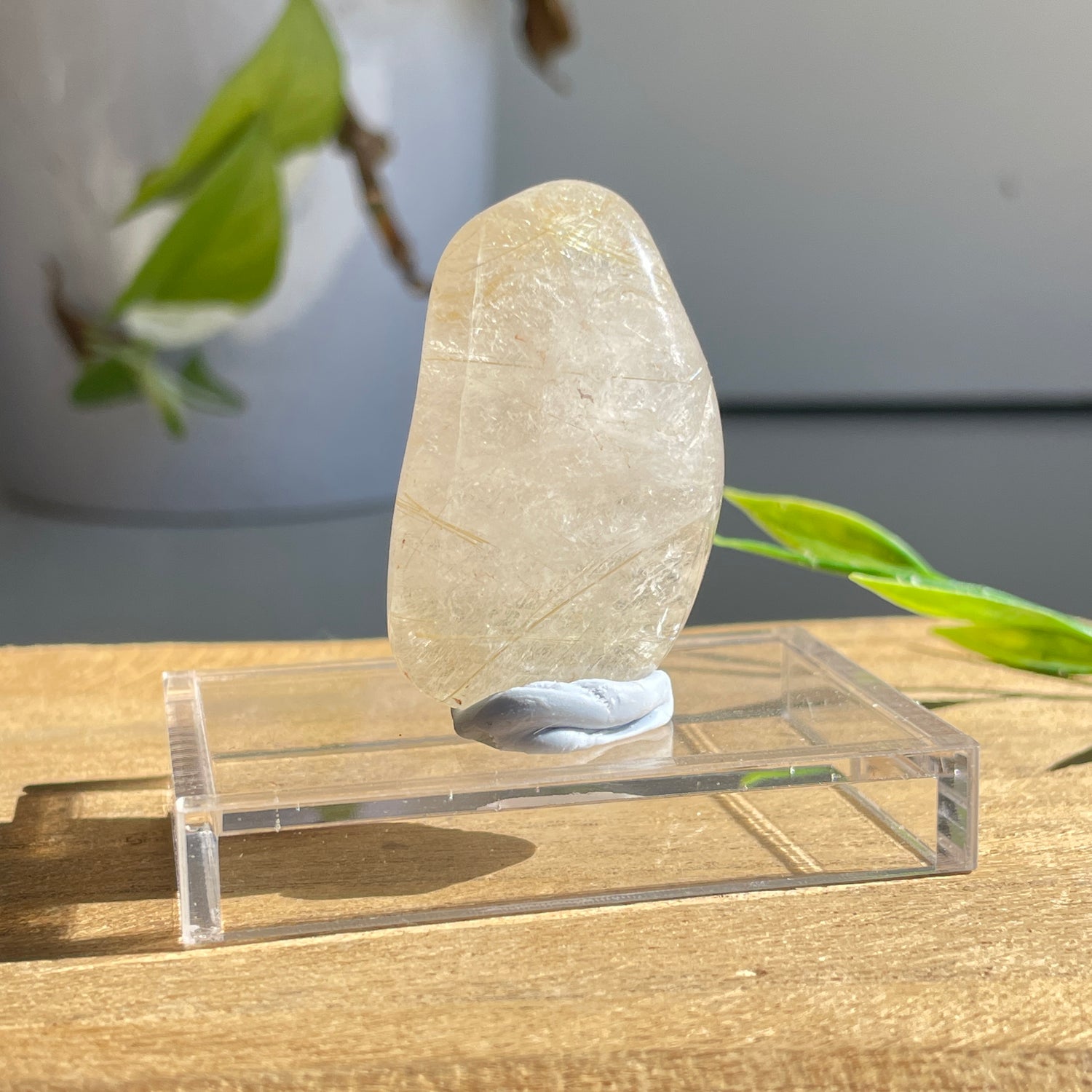 Rutilated Quartz Tumbled Pc