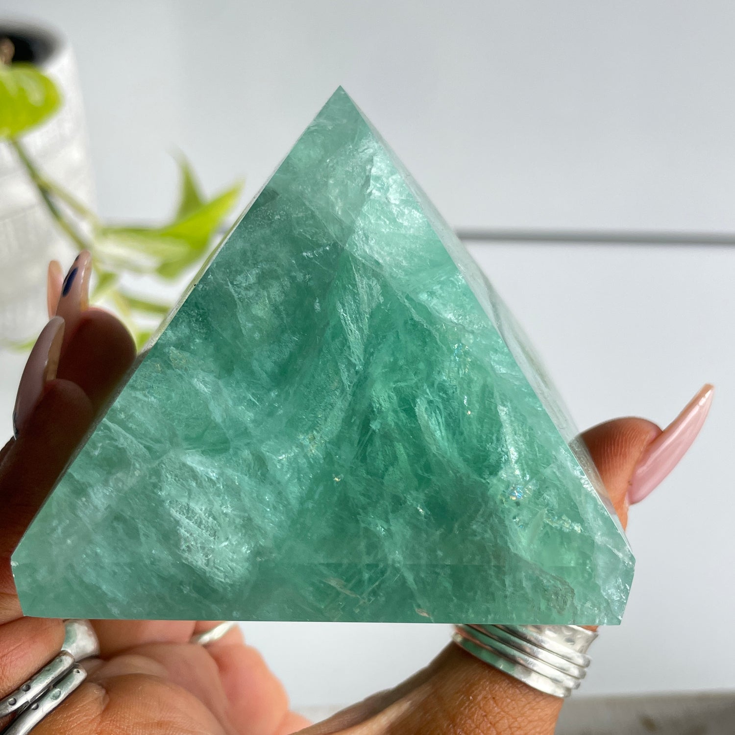 Fluorite Pyramid 462g
