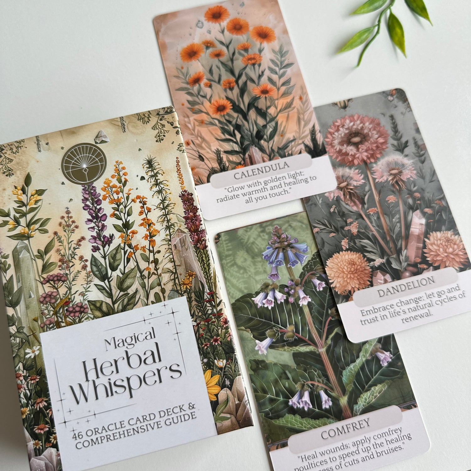 Magical Herbal Whispers Oracle Cards