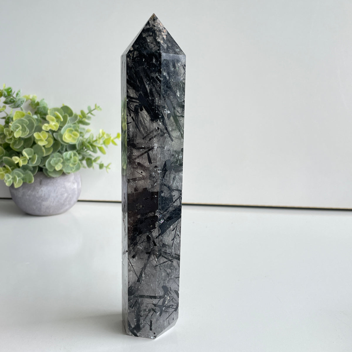 Tourmalinated Quartz Generator 21.9cm