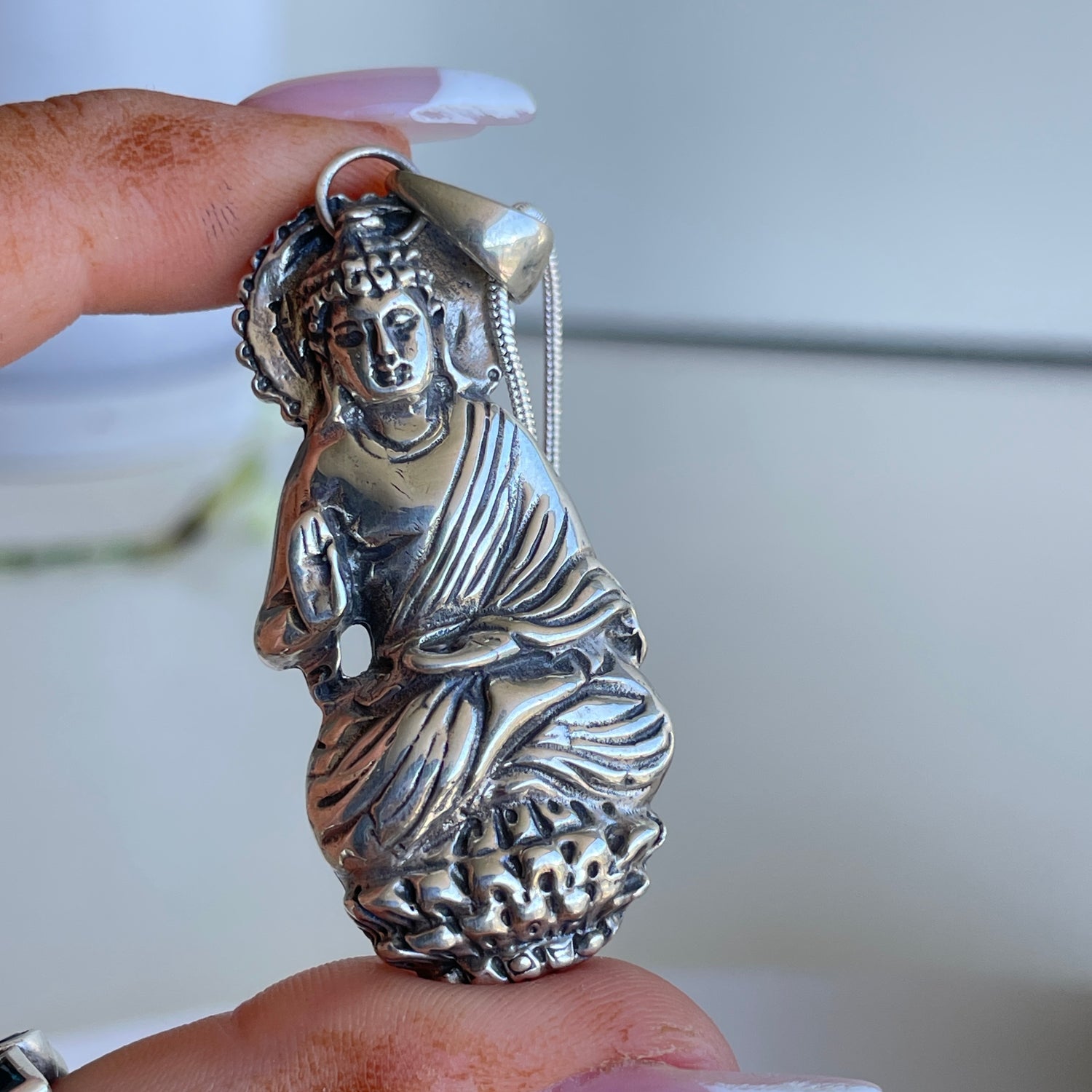 Buddha Silver Pendant