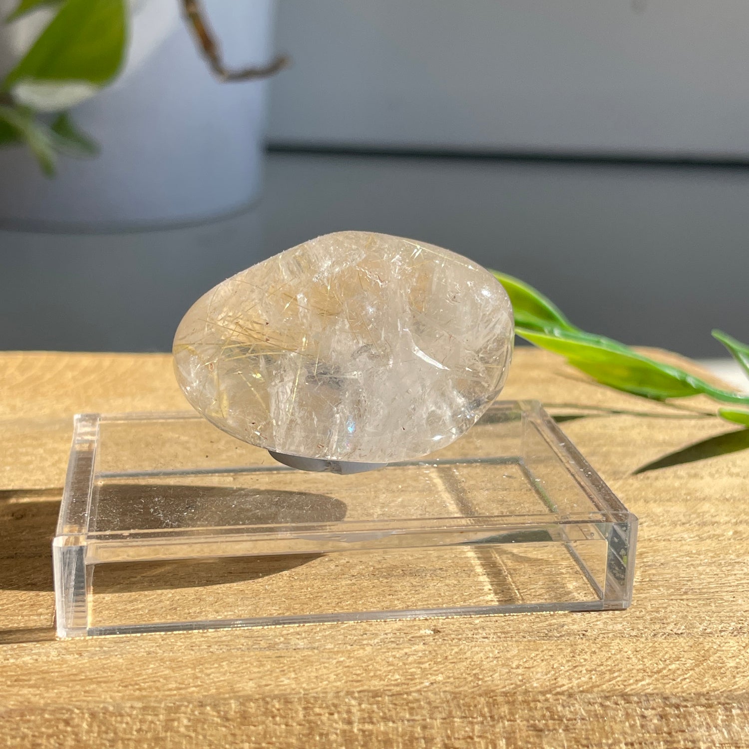 Rutilated Quartz Tumbled Pc