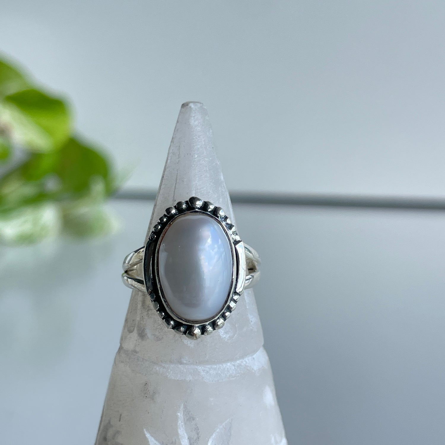 Pearl Oval Ring R3874