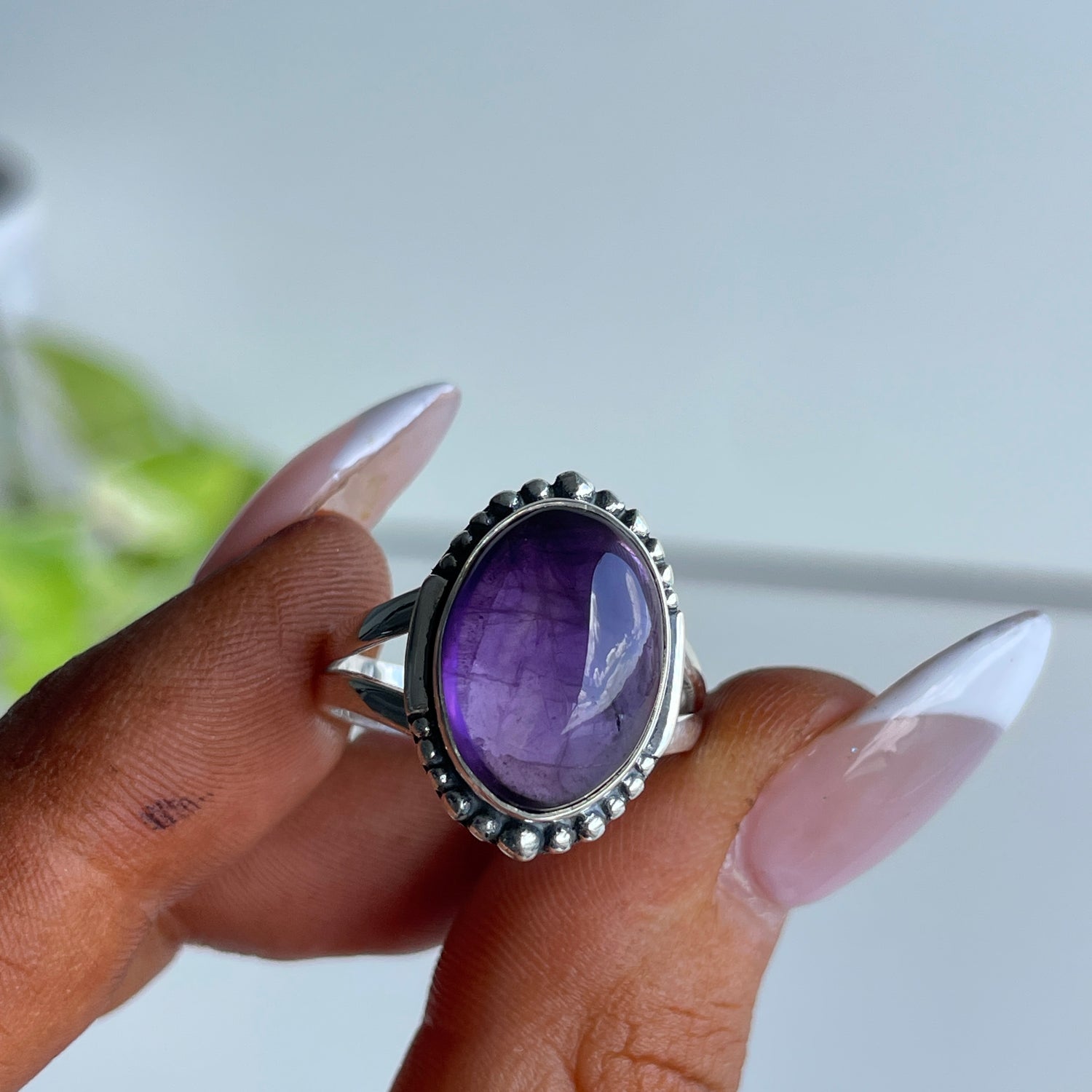 Amethyst Oval Ring R3874