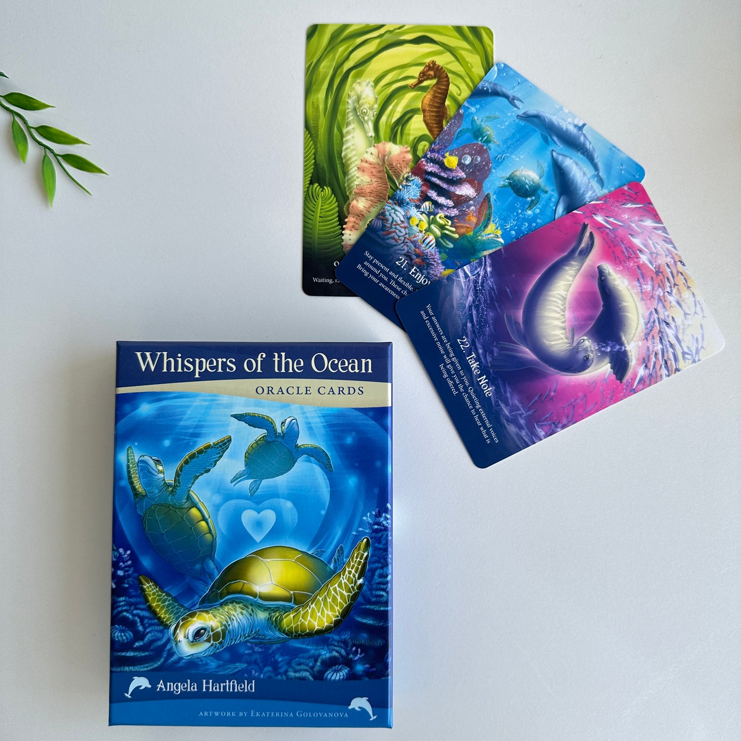 Whispers Of the Ocean Oracle Cards Angela Hartfield