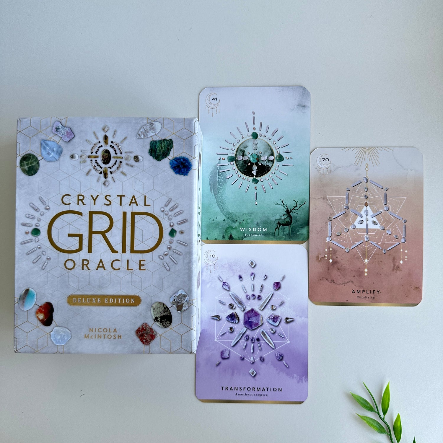 Crystal Grid Oracle Cards Nicola McIntosh Deluxe Edition
