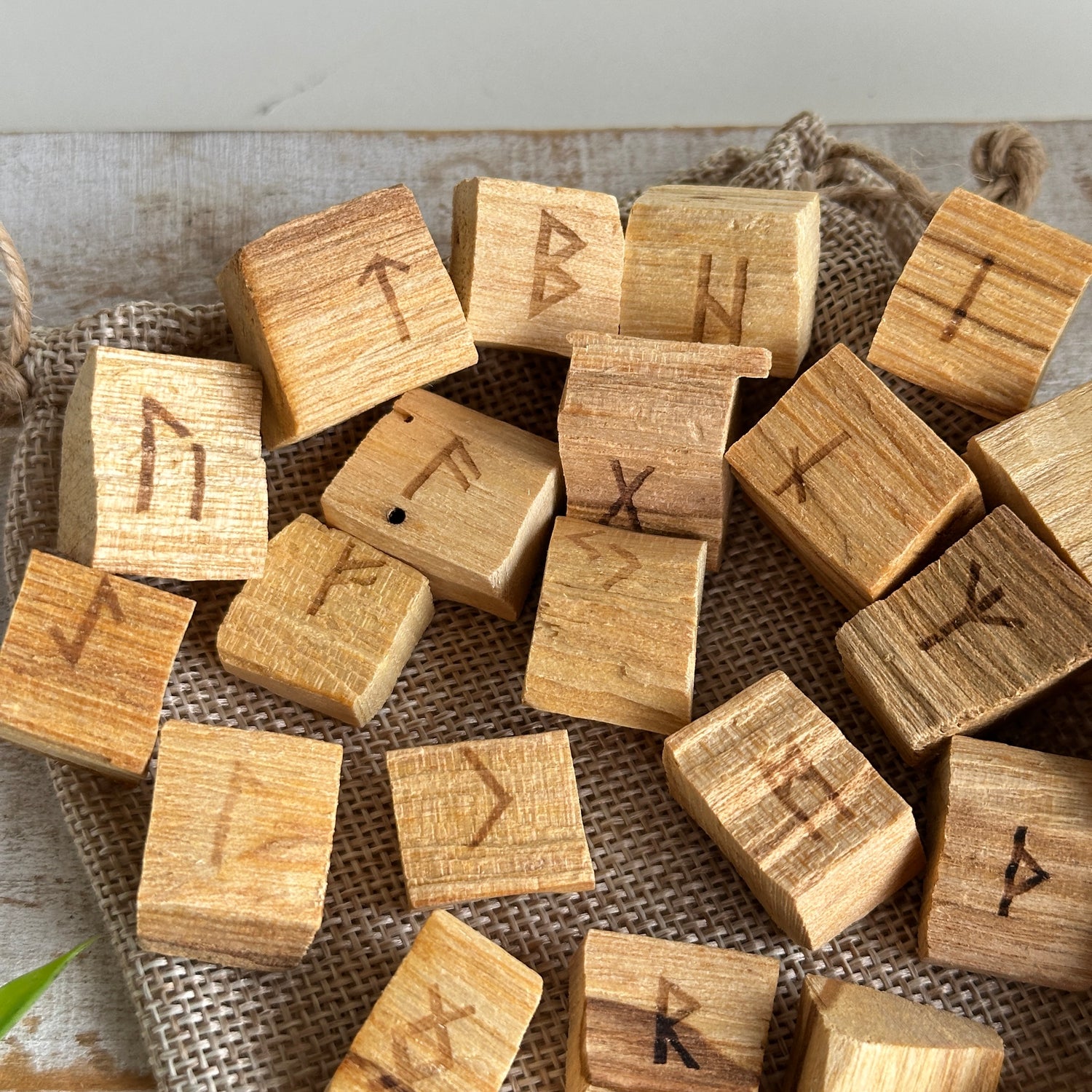 Palo Santo Runes Set