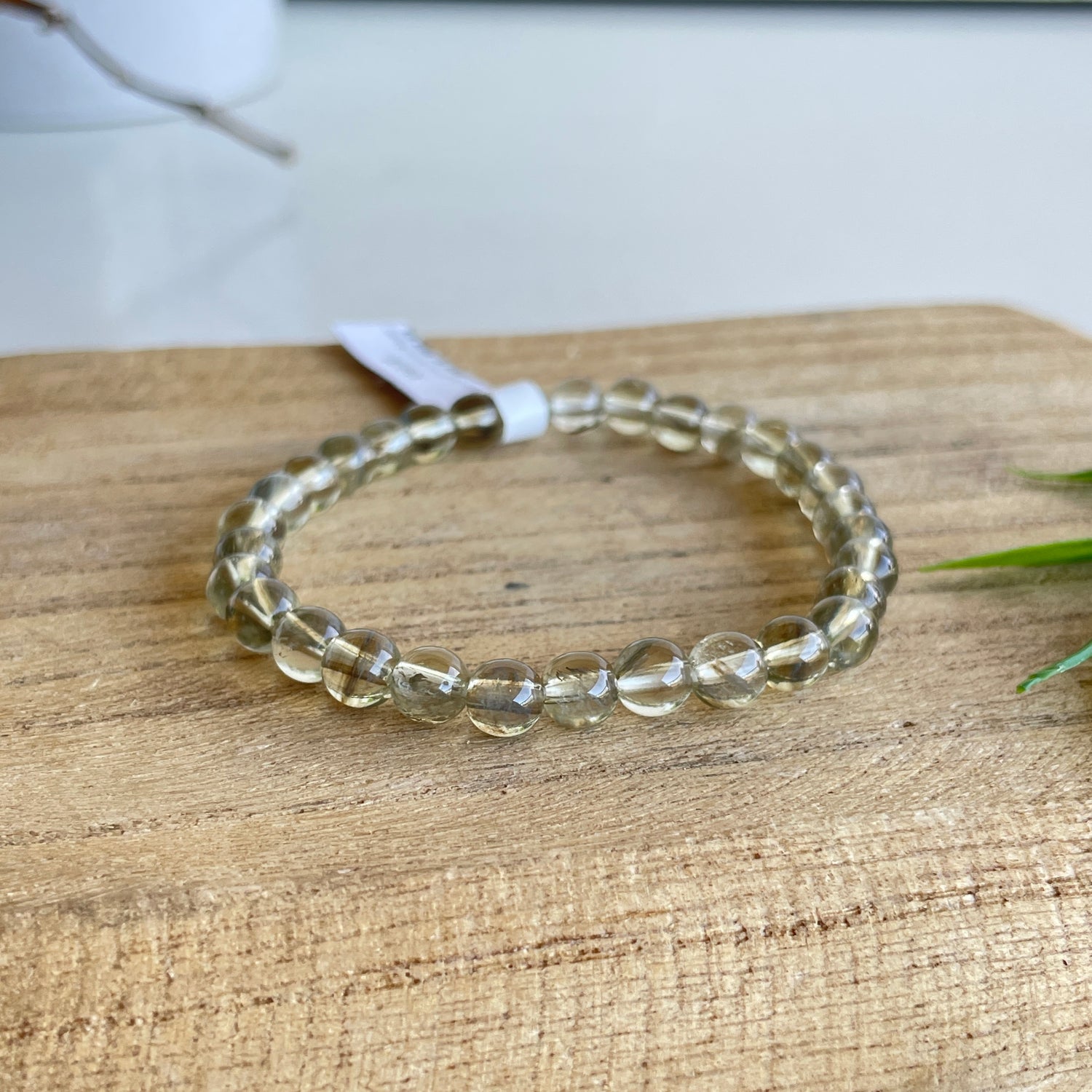 Libyan Desert Glass Beaded Bracelet