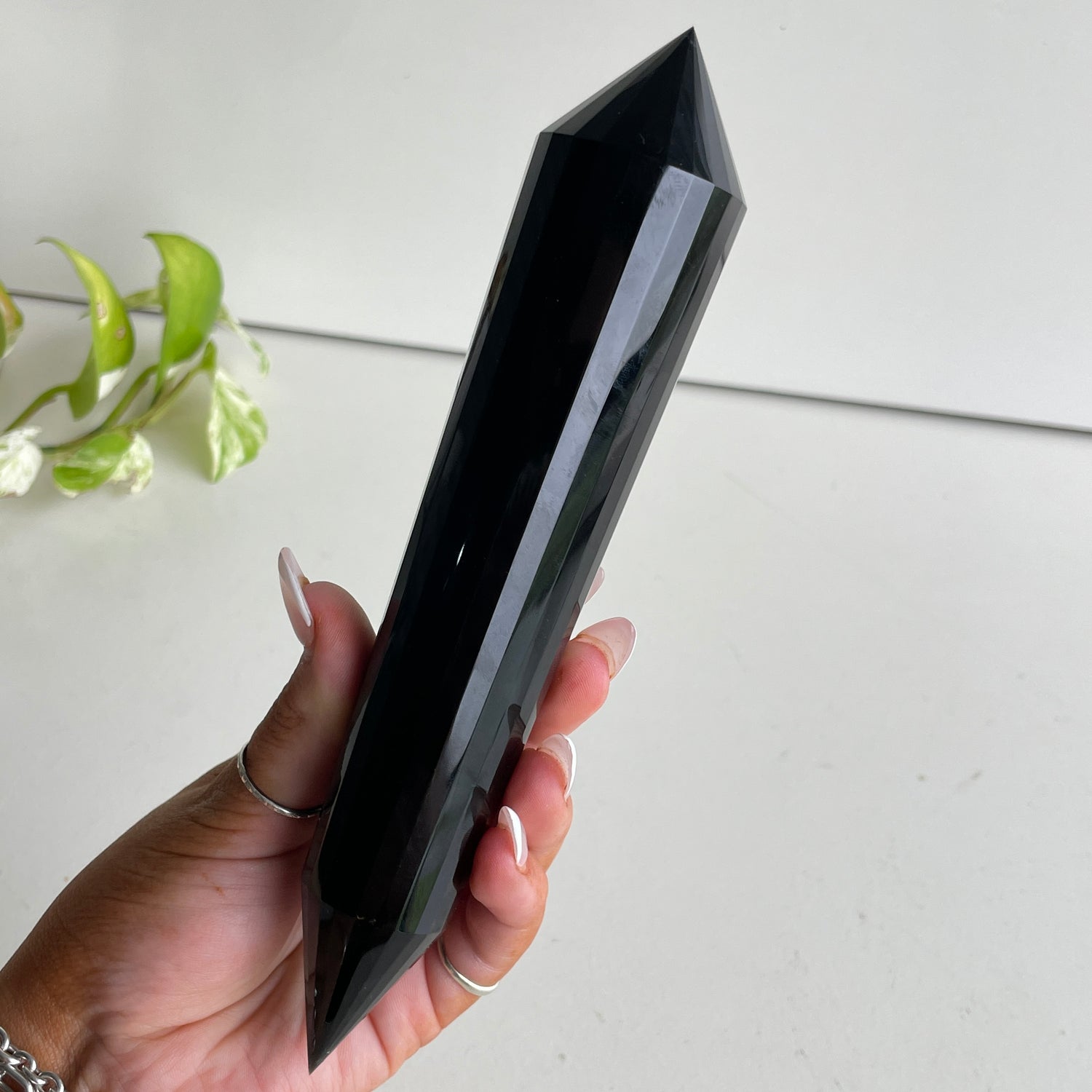 Black Obsidian Vogel 316g