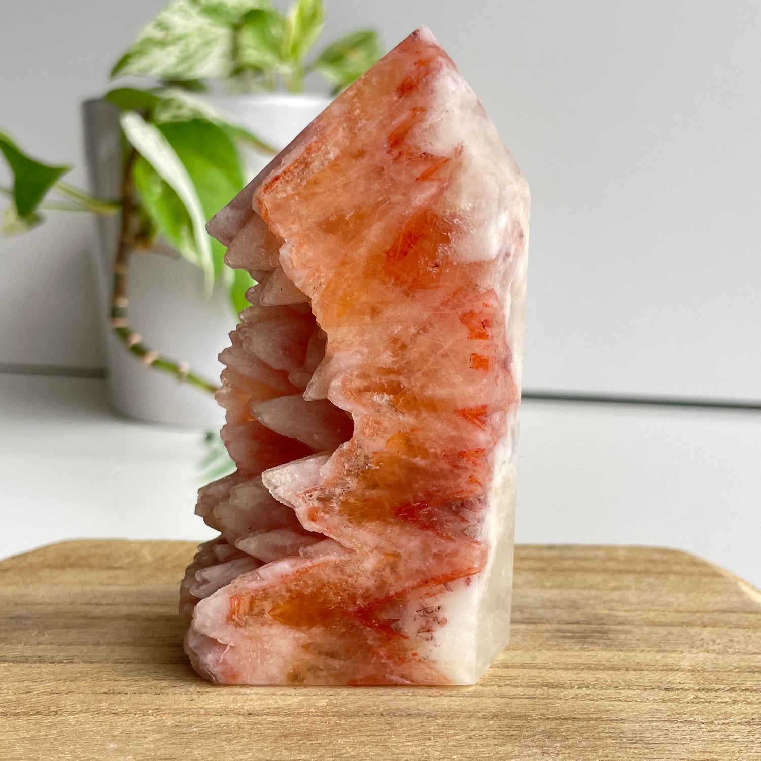 Red Calcite Cluster Generator 9.7cm