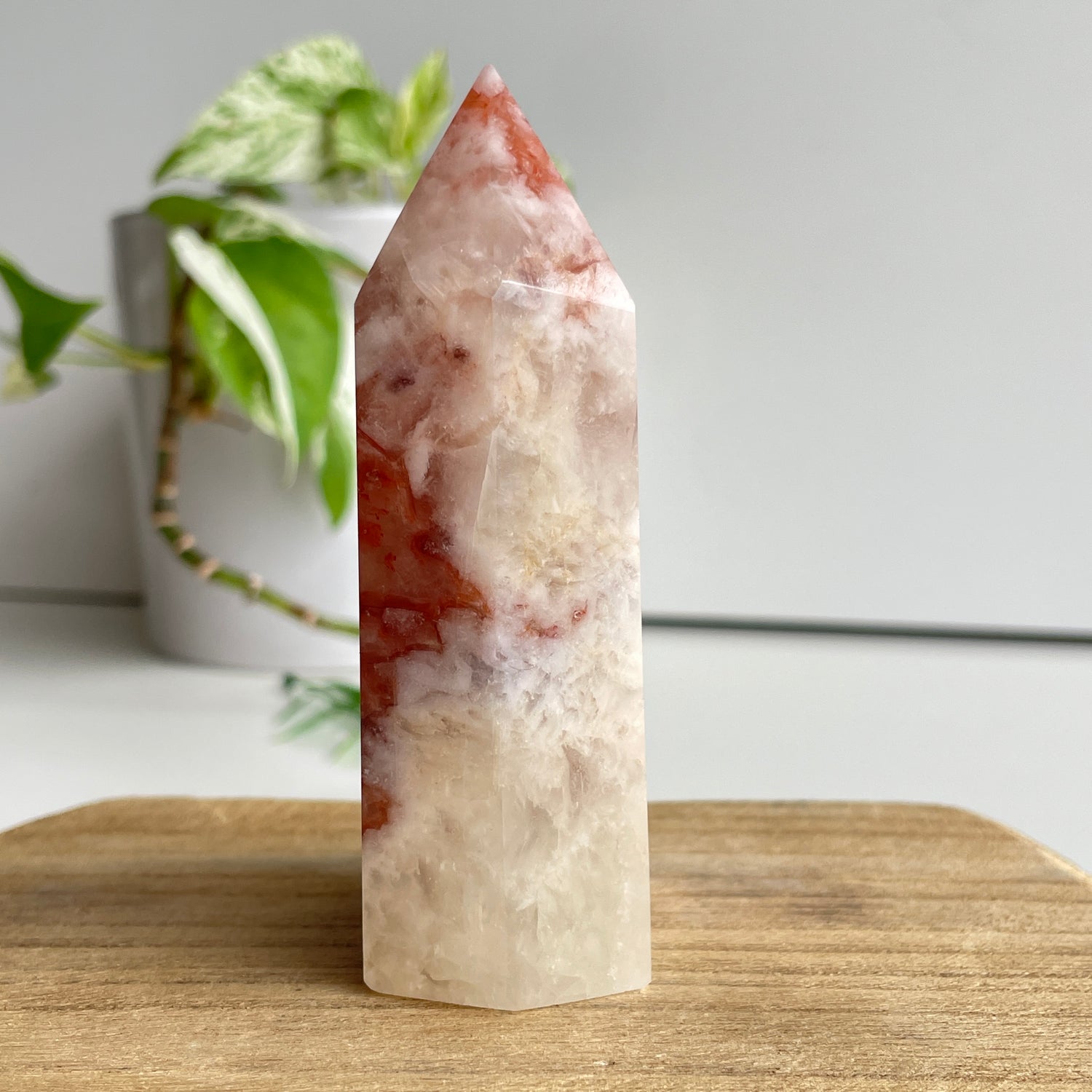 Red Calcite Cluster Generator 9.7cm