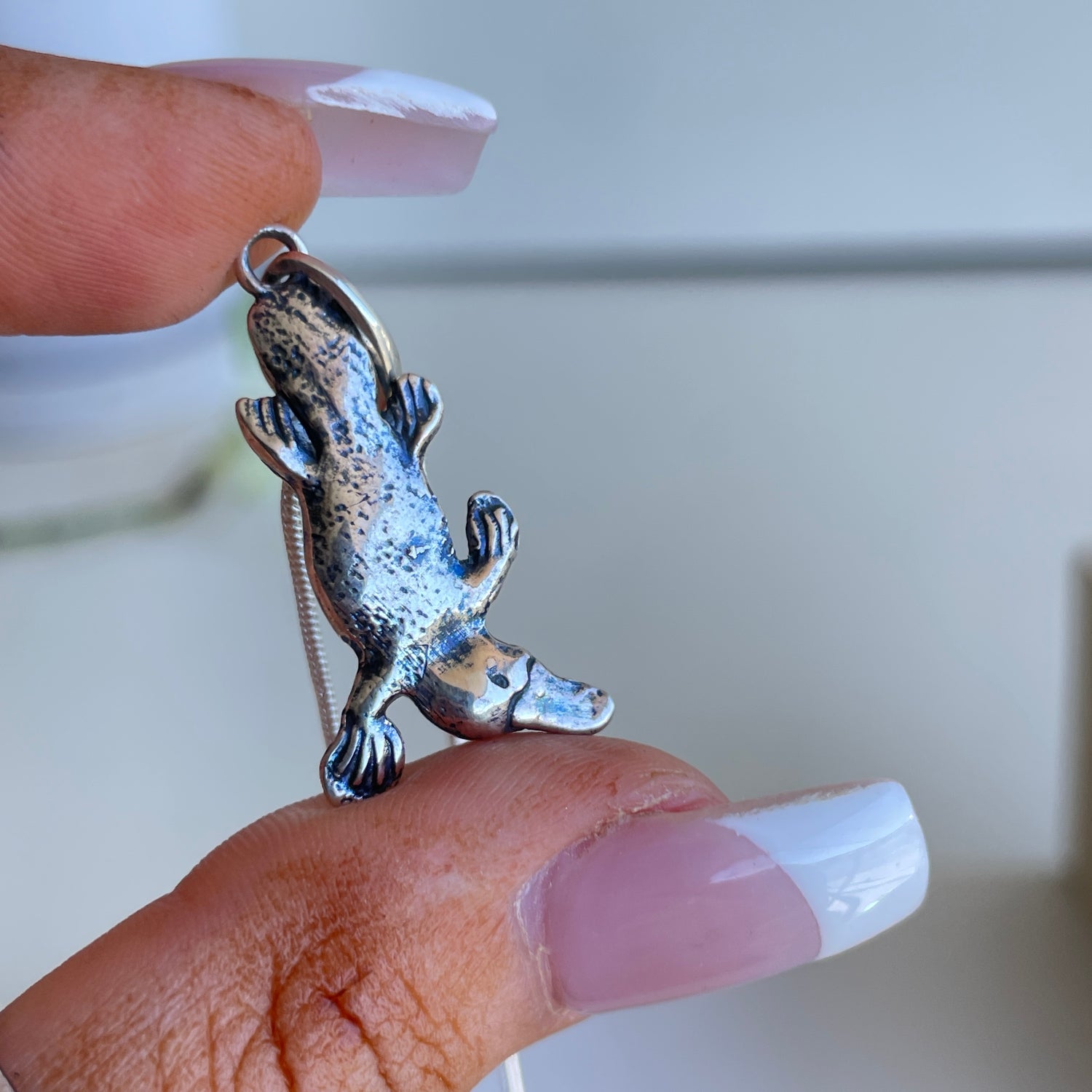 Platypus Silver Pendant