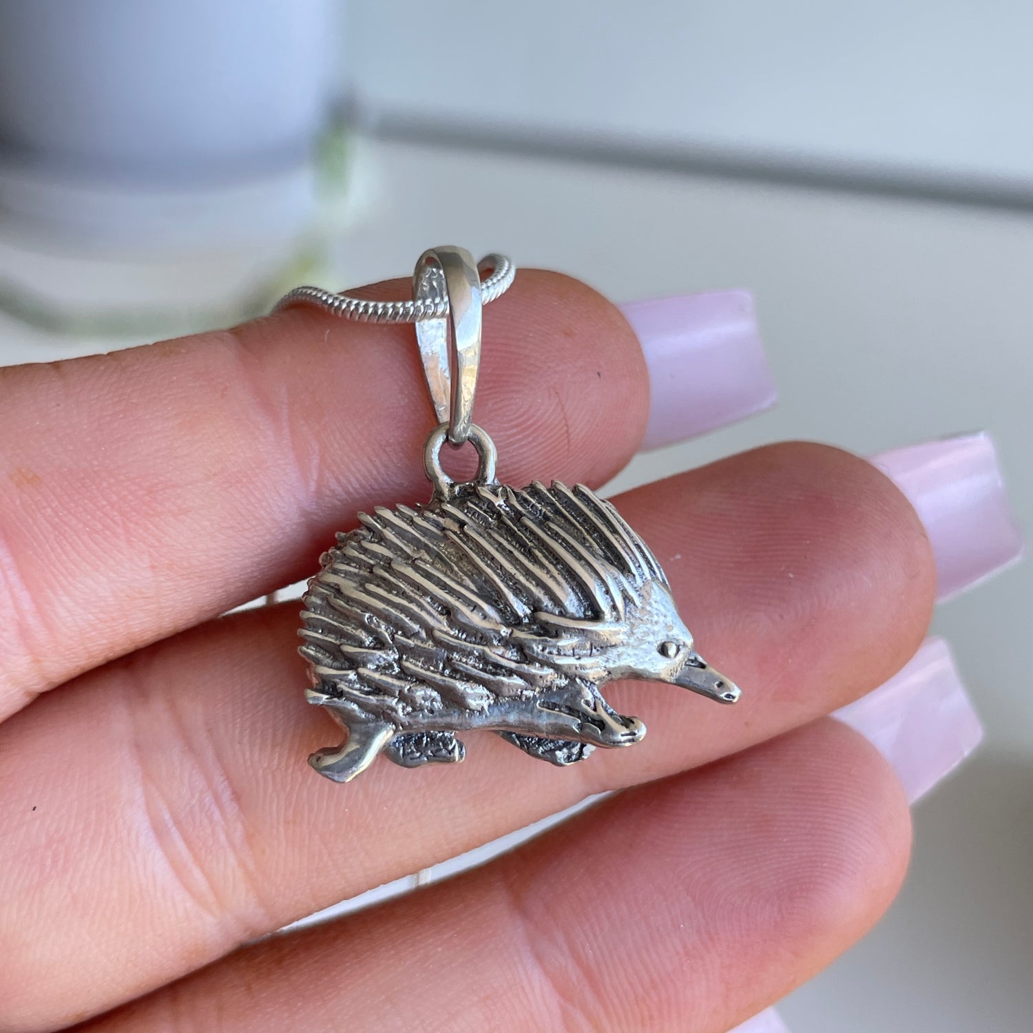 Echidna Silver Pendant