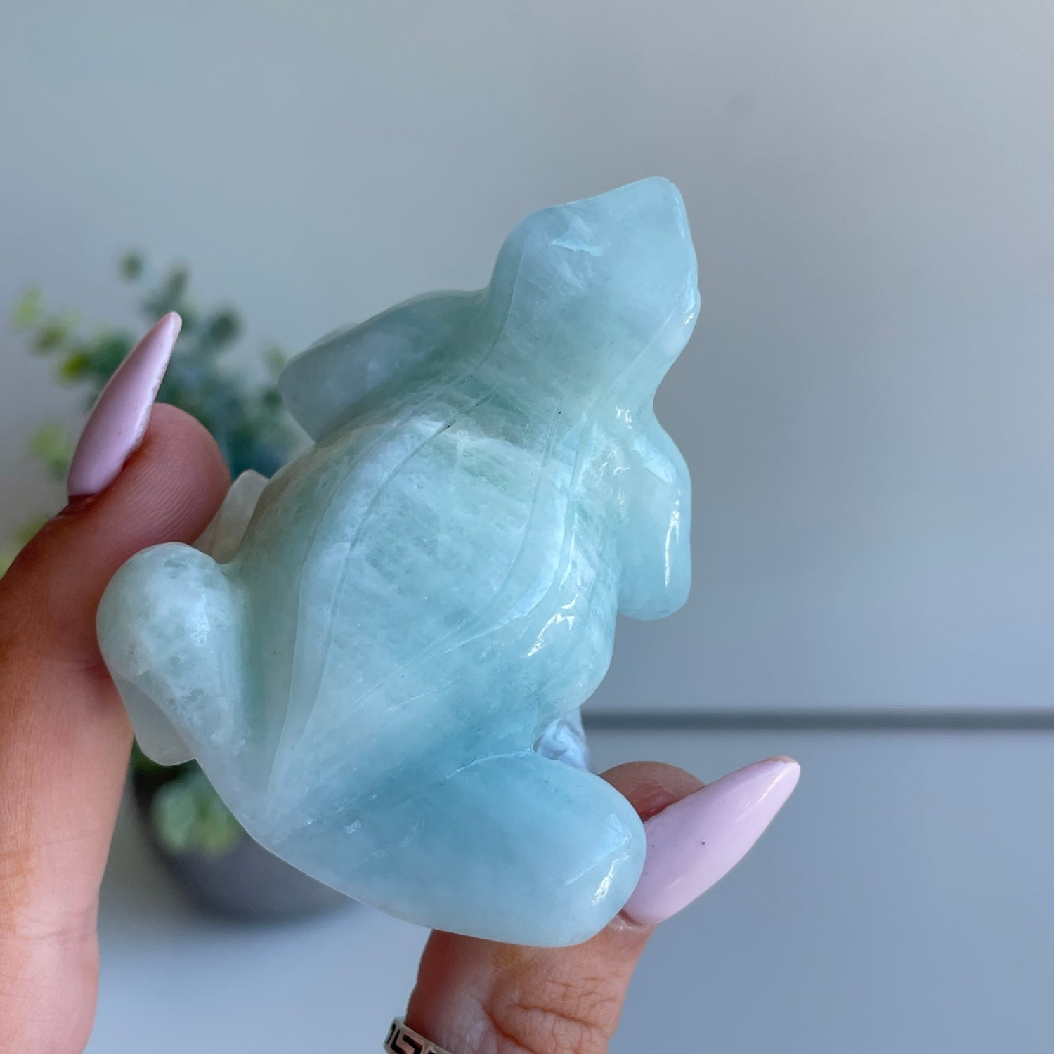 Aquamarine Frog 5.1cm