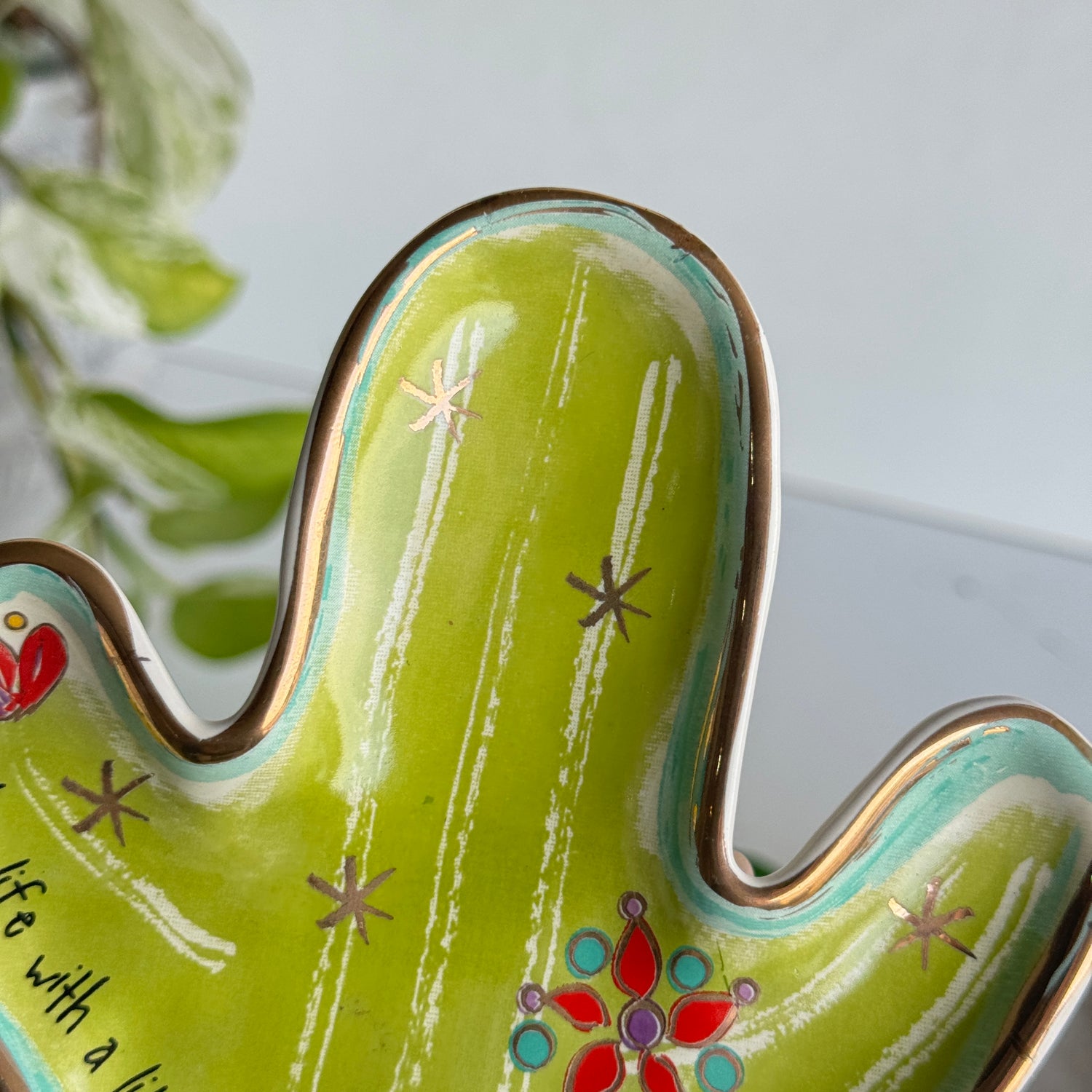 Cactus Live Life With A Little Spice Dish SPN016