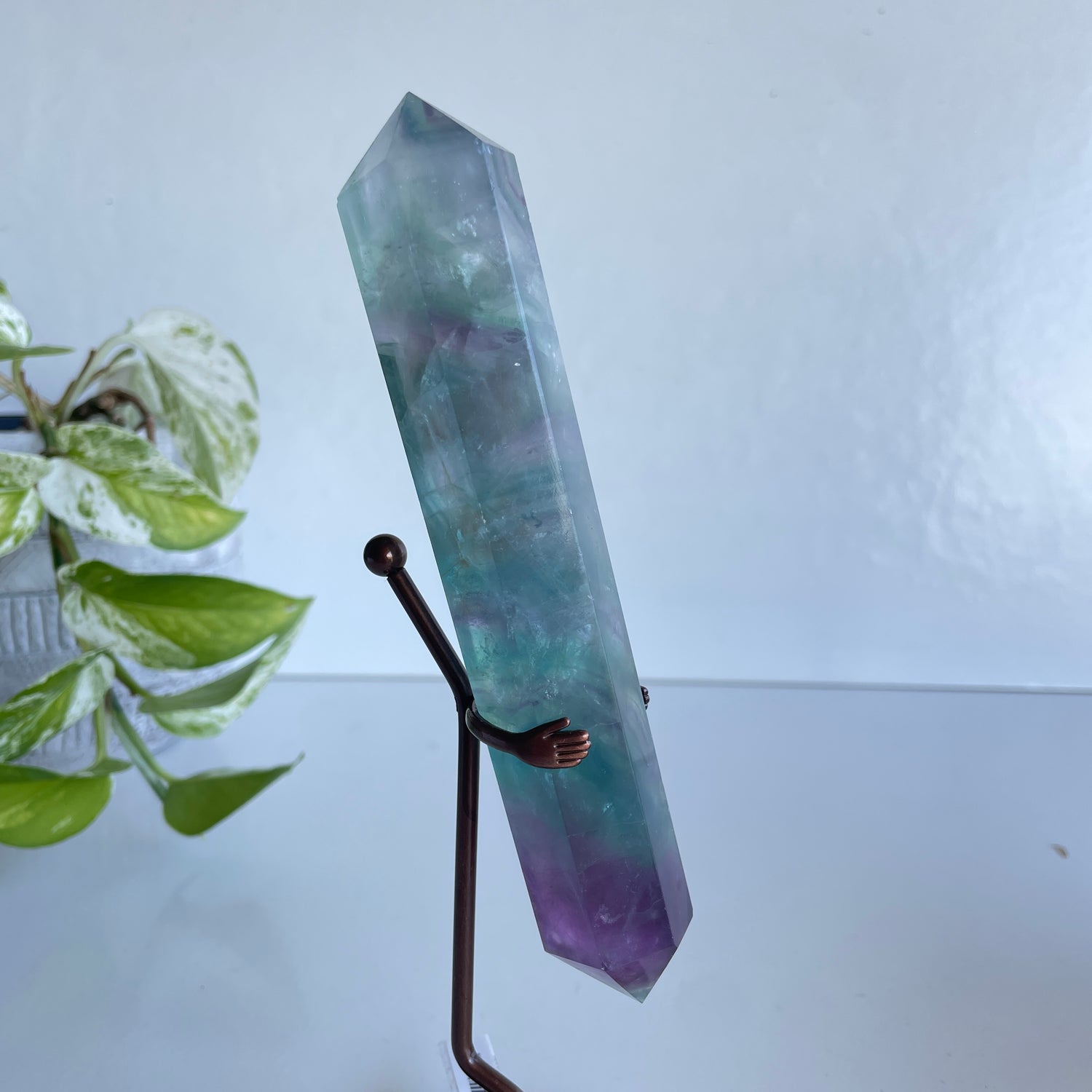 Fluorite Double Terminator 15.4cm