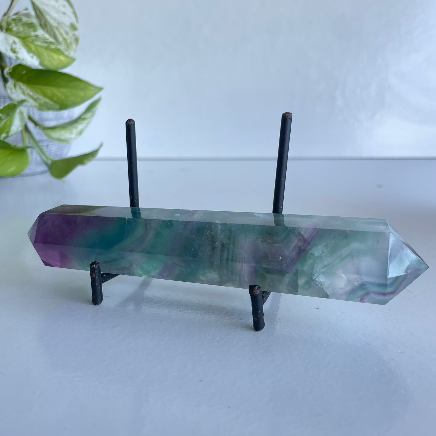 Fluorite Double Terminator 15.4cm