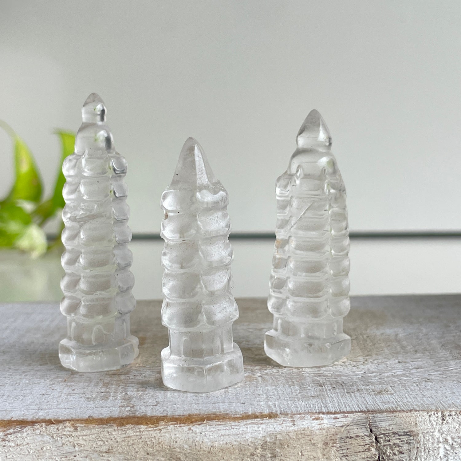 Clear Quartz Pagoda
