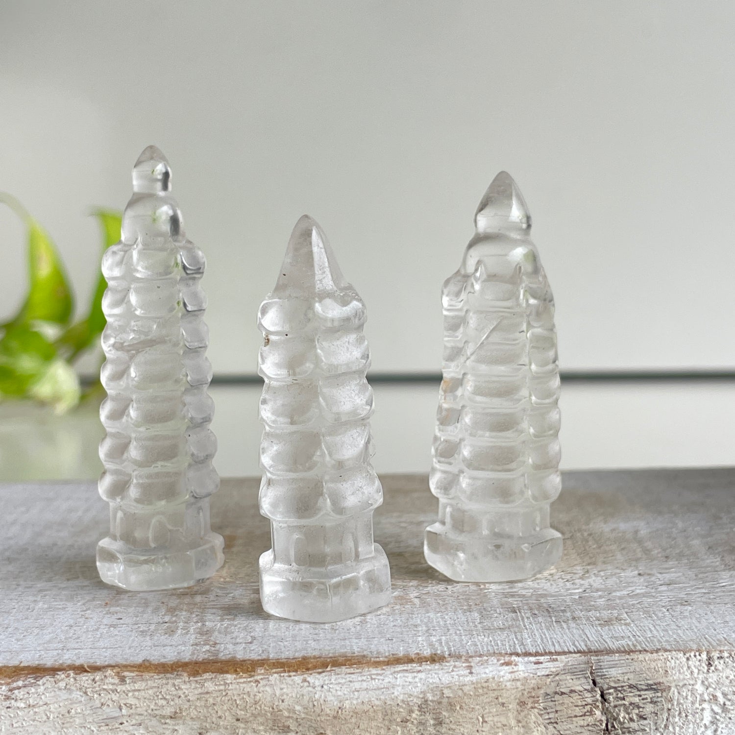 Clear Quartz Pagoda