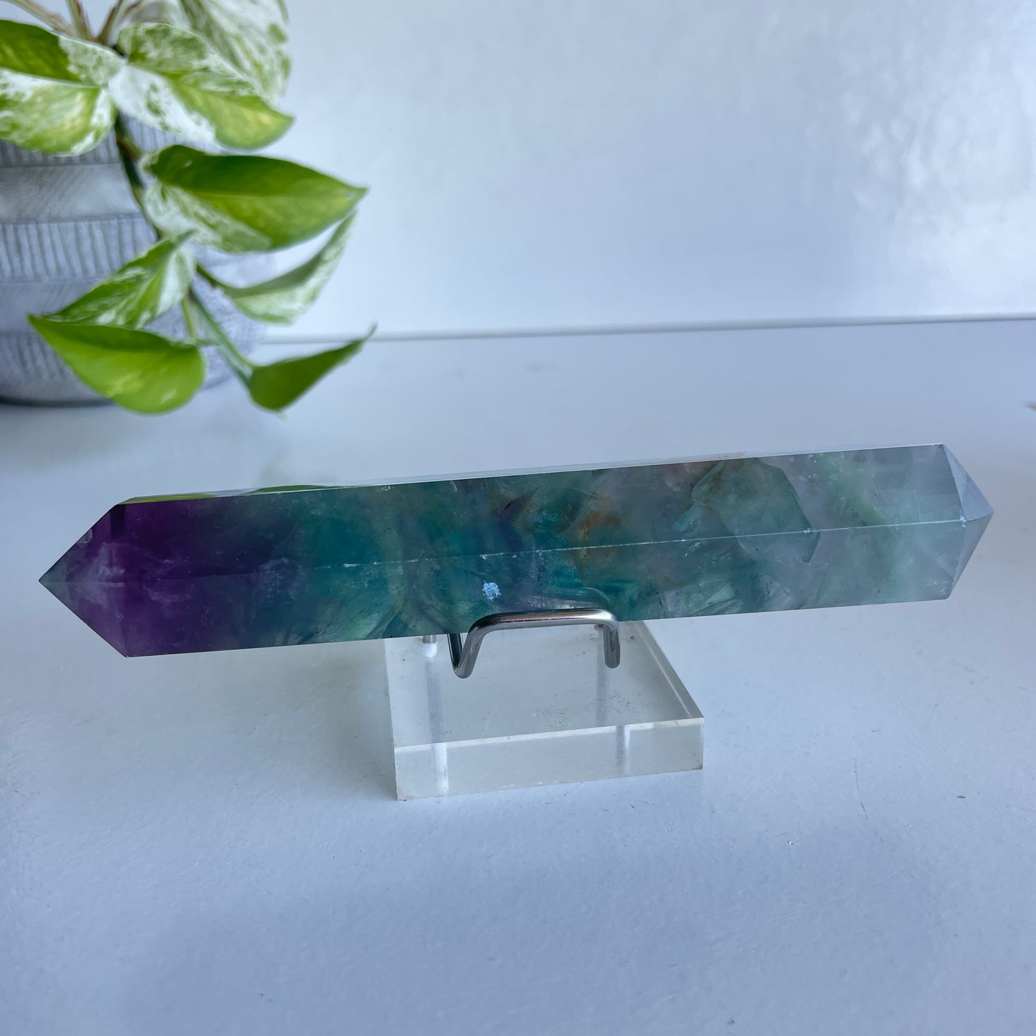Fluorite Double Terminator 15.4cm