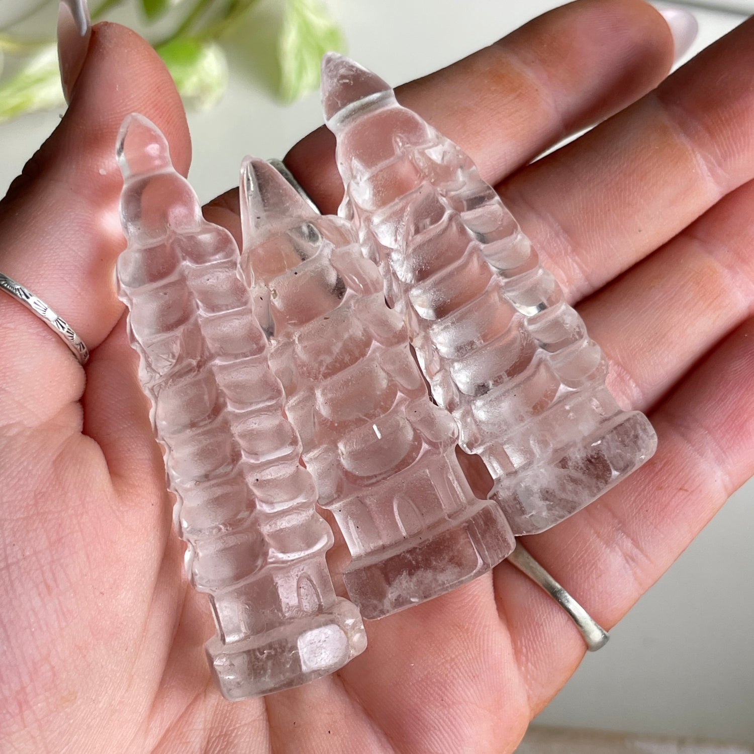 Clear Quartz Pagoda