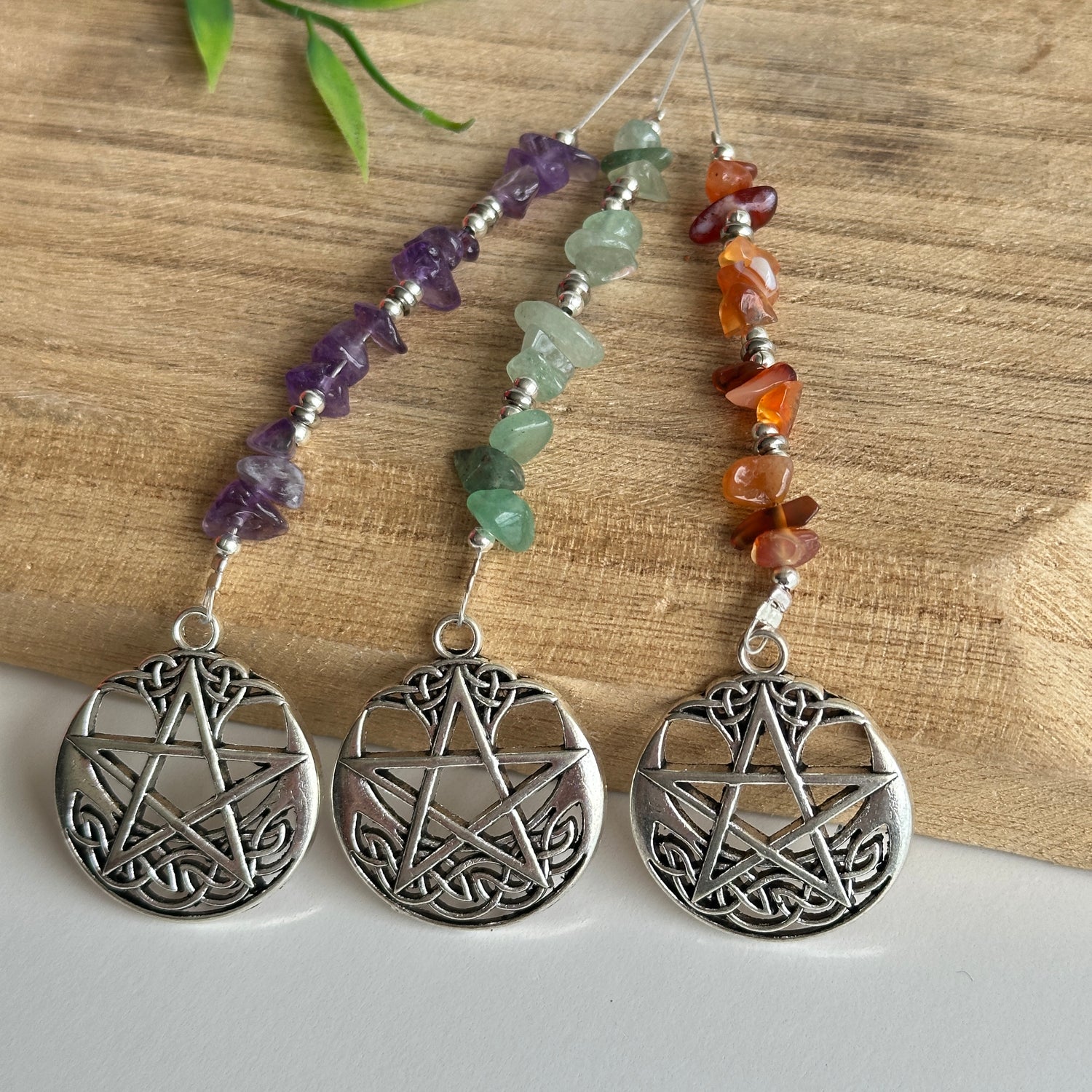 Pentagram Moon Suncatcher
