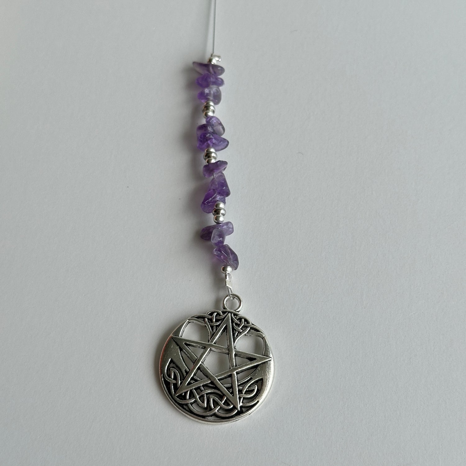 Pentagram Moon Suncatcher