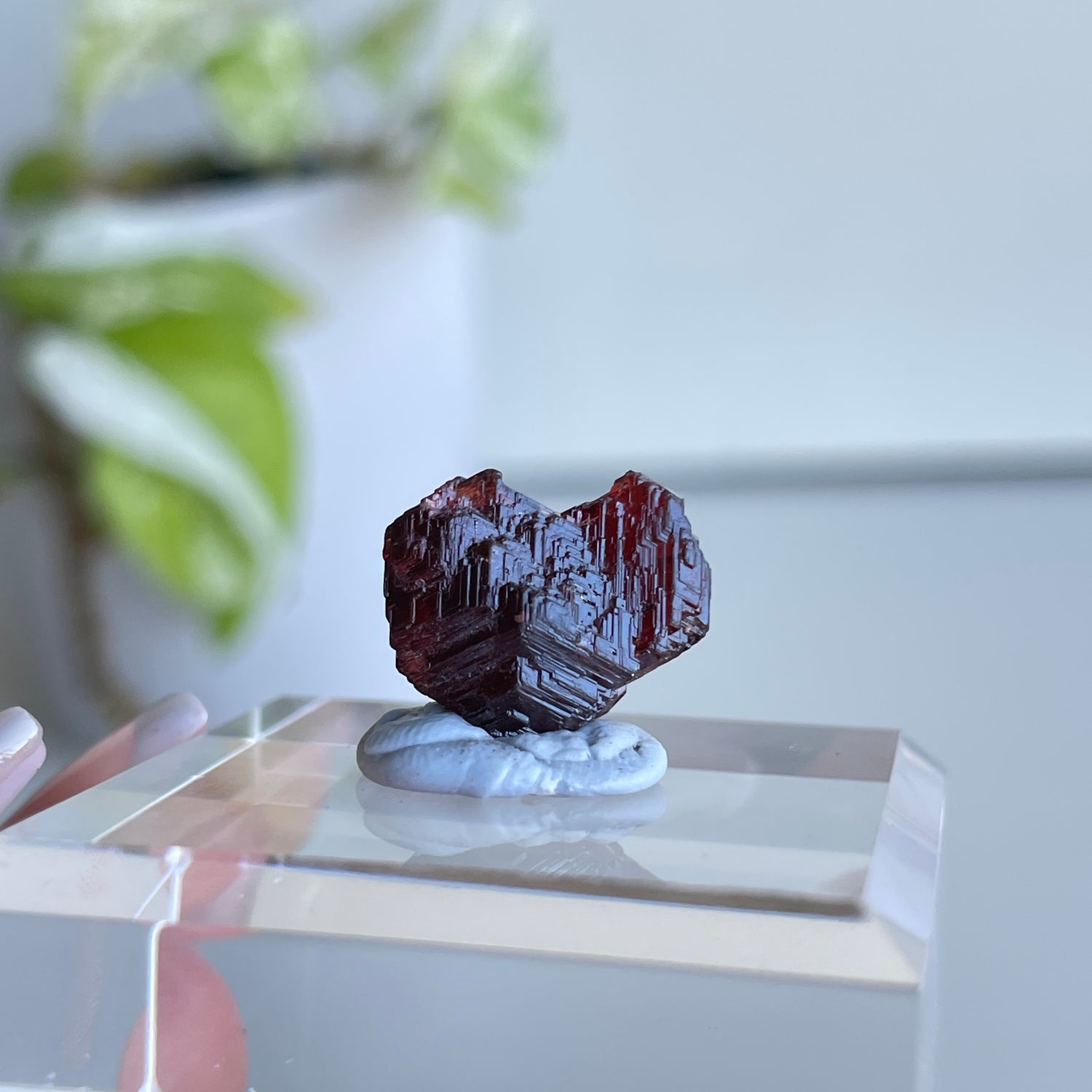 Etched Spessartine Garnet Pc