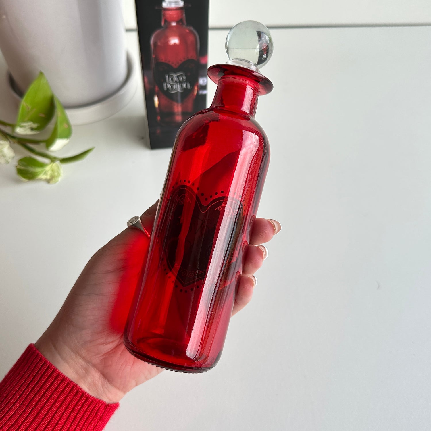 Red Love Potion Bottle LO36325