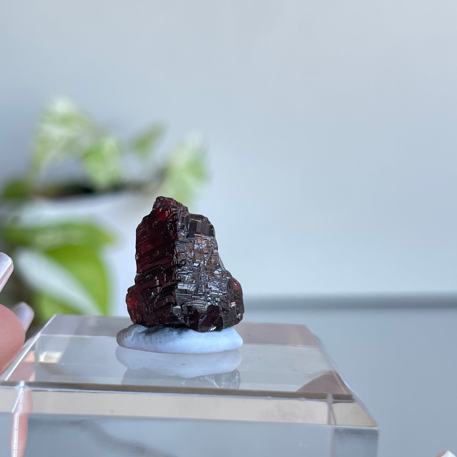 Etched Spessartine Garnet Pc