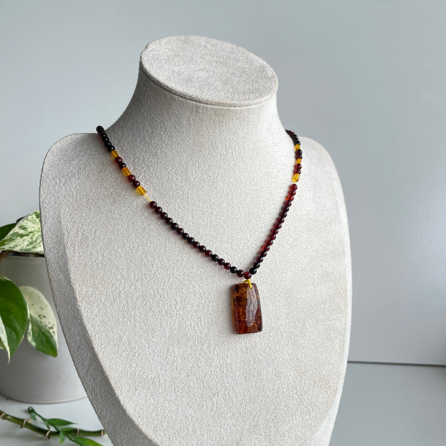 Amber Ombre Necklace 9