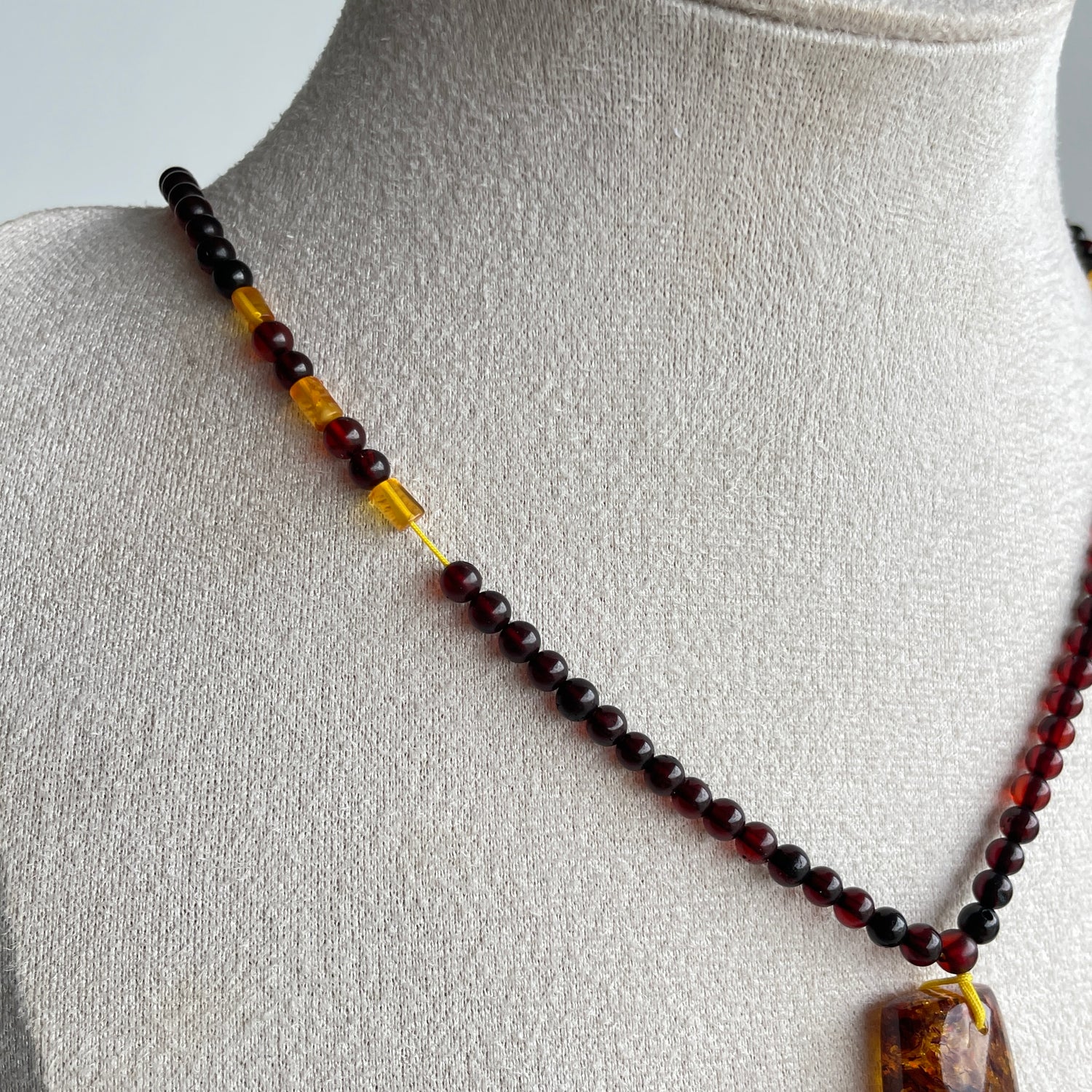 Amber Ombre Necklace 9