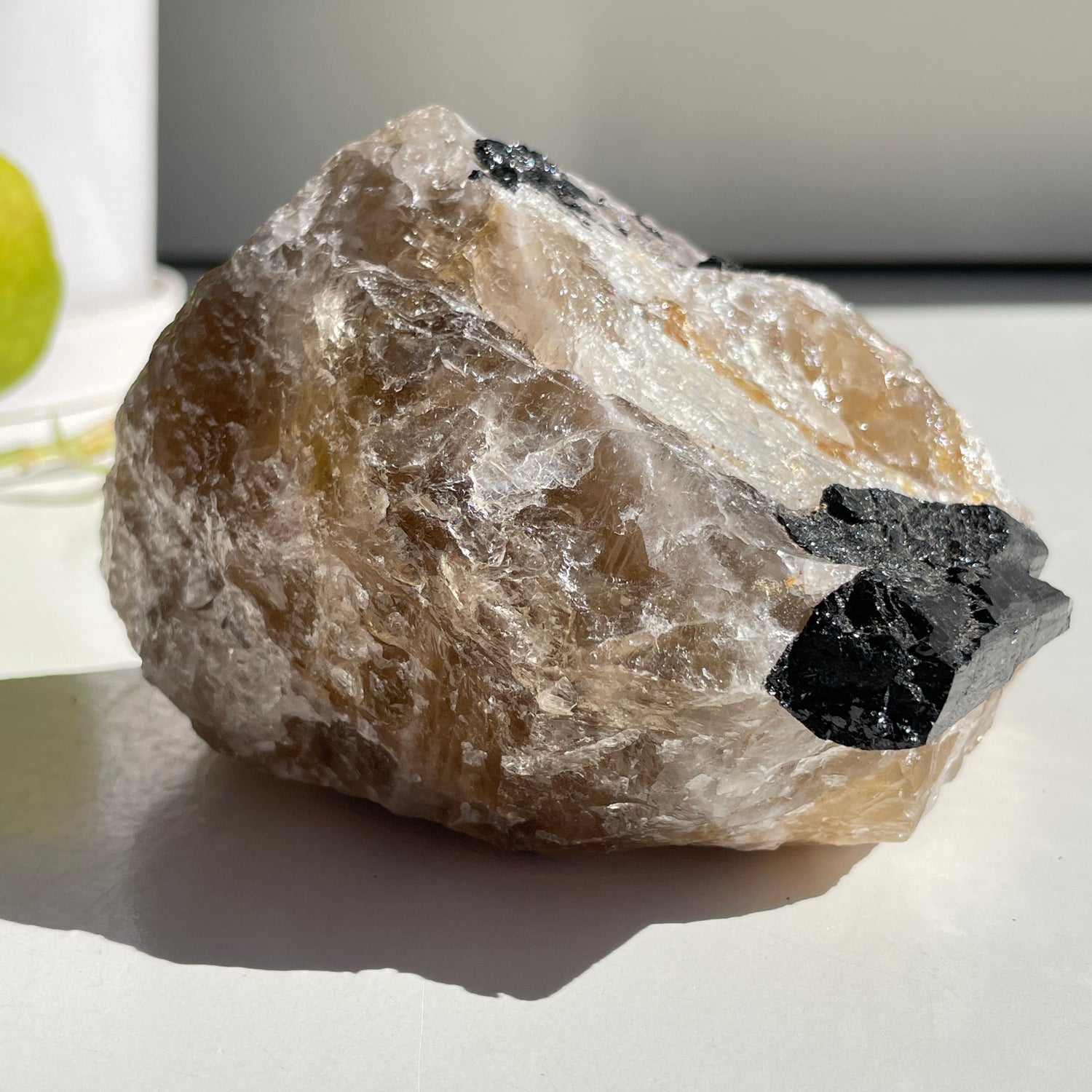 Tourmaline On Quartz Matrix 756g