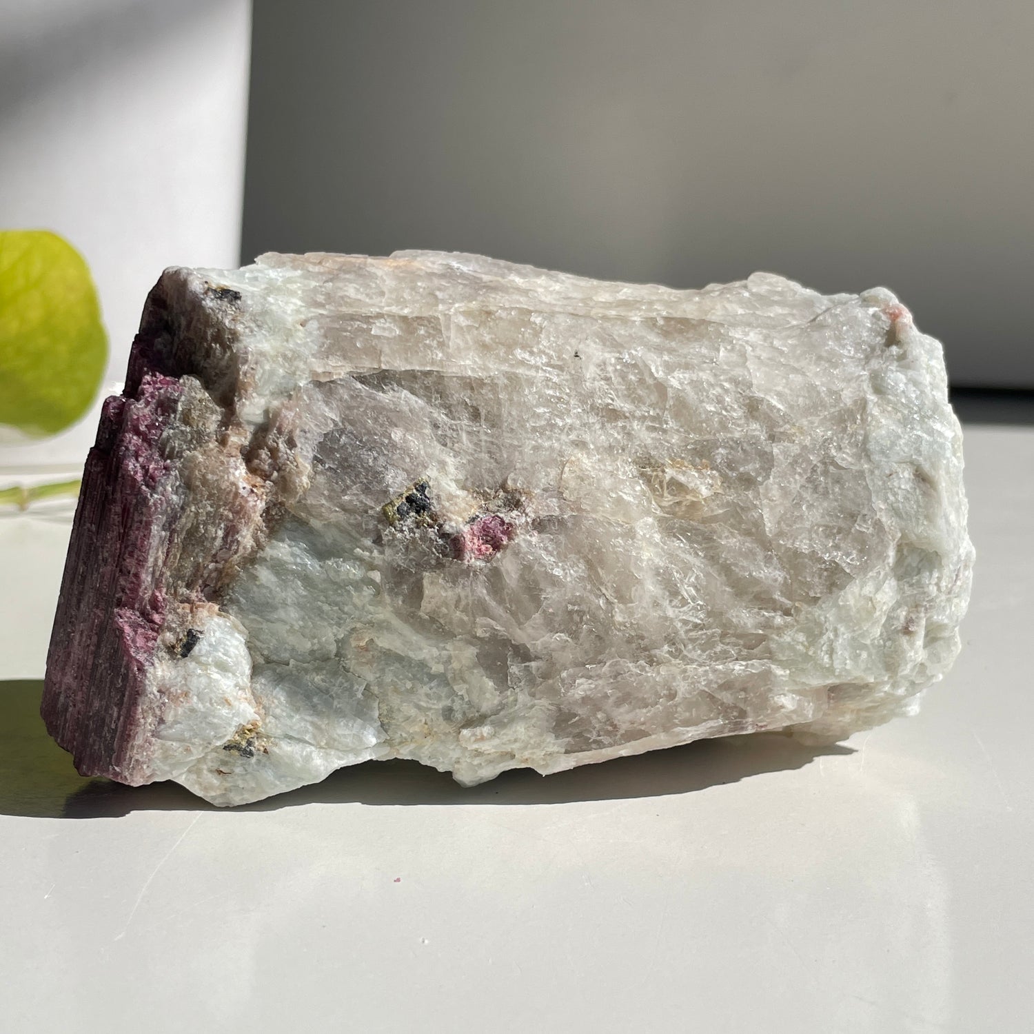 Pink Tourmaline, Aquamarine & Quartz 598g