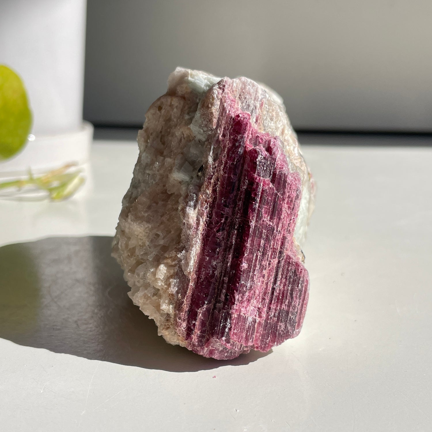 Pink Tourmaline, Aquamarine & Quartz 598g