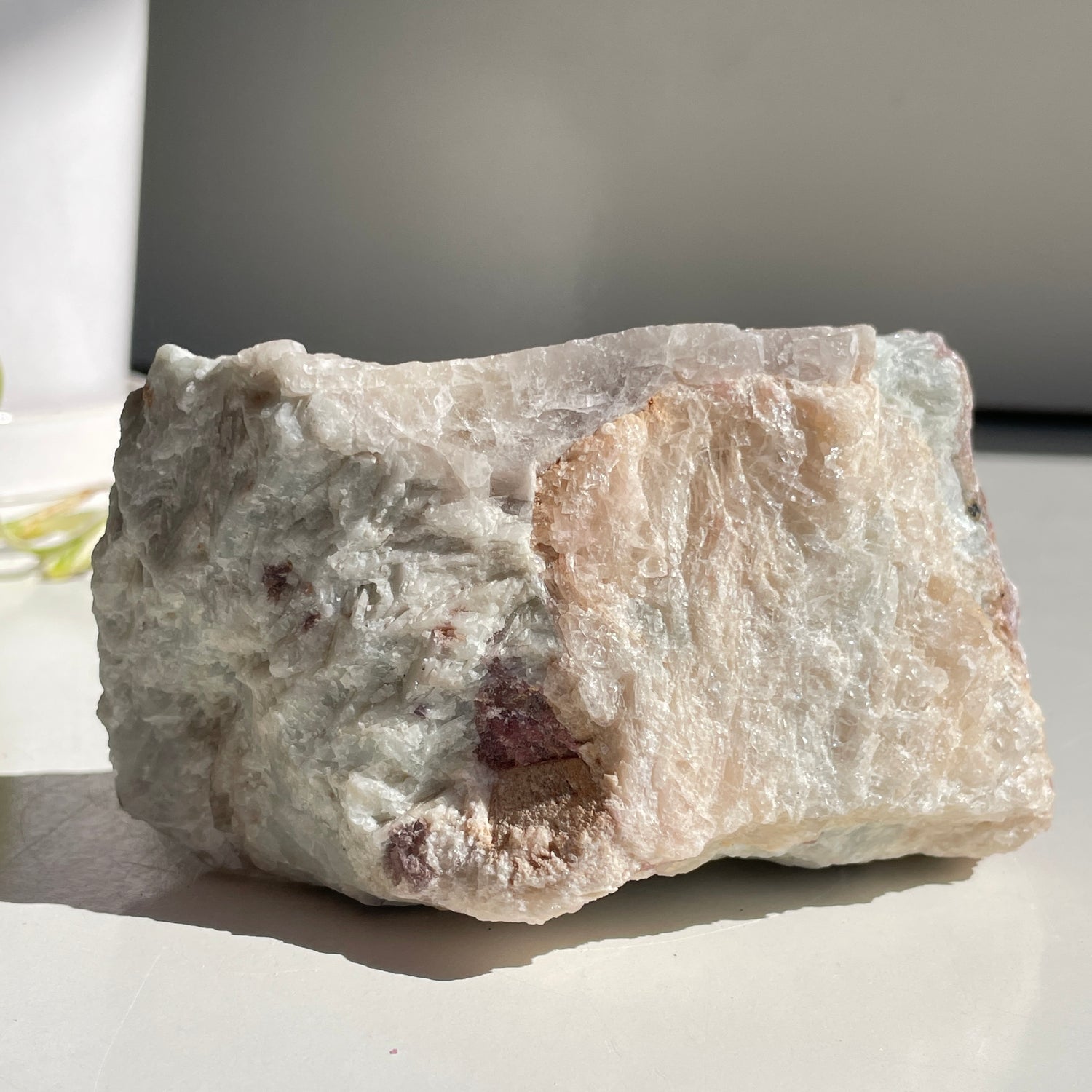 Pink Tourmaline, Aquamarine & Quartz 598g