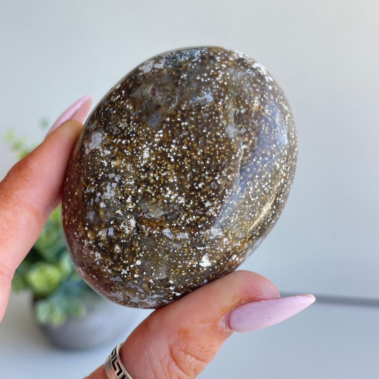 Ocean Jasper Palmstone 126g