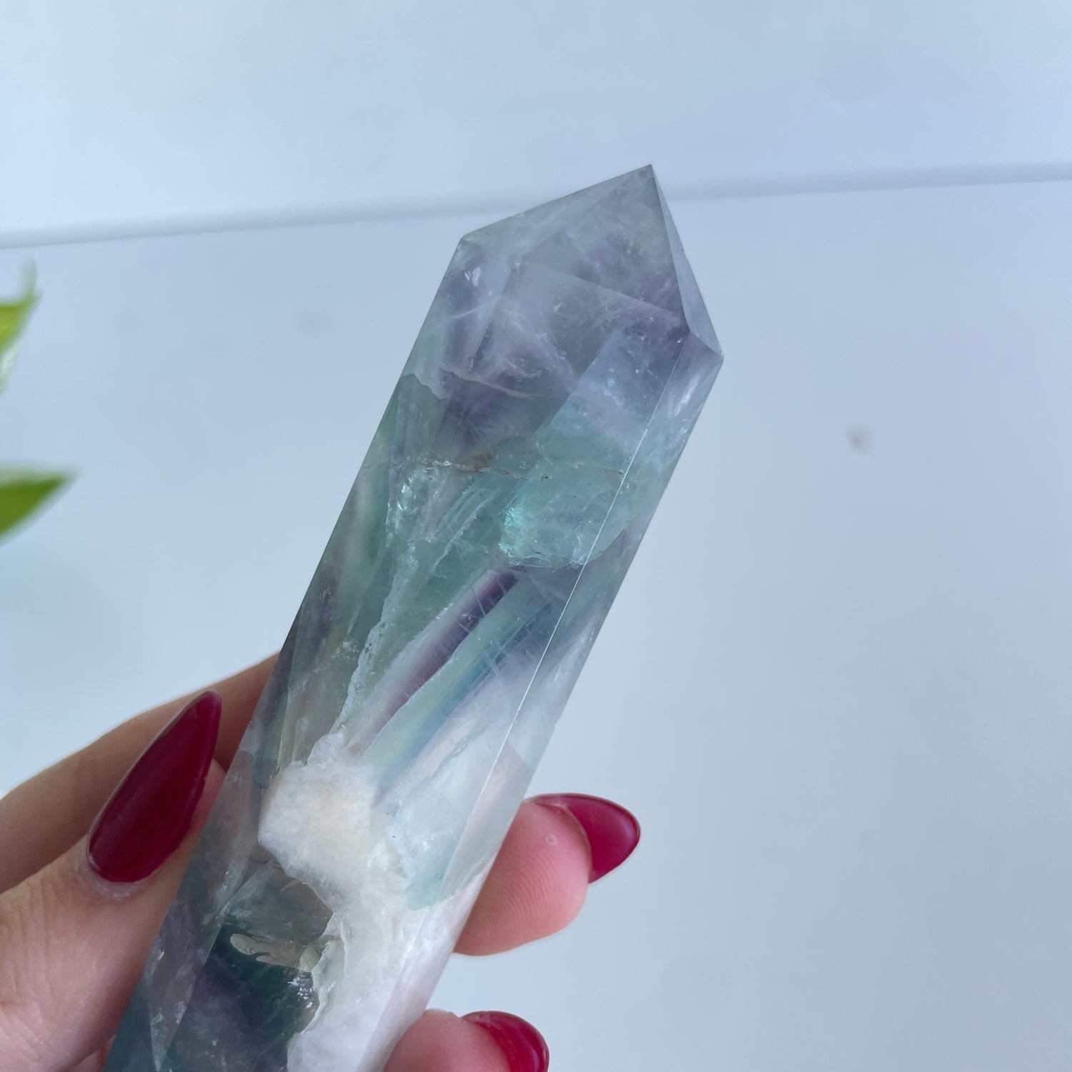 Fluorite Double Terminator 16cm