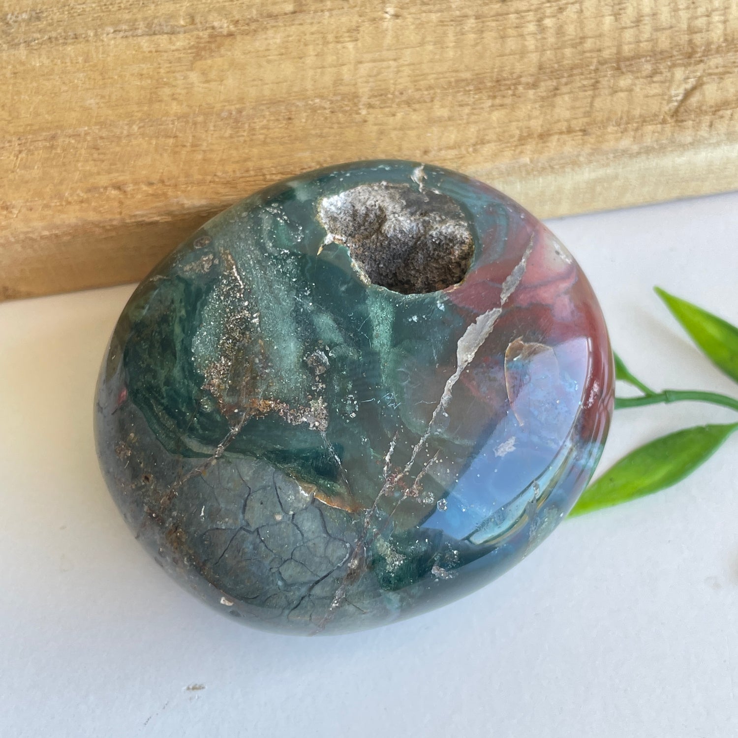 Ocean Jasper Palmstone 168g