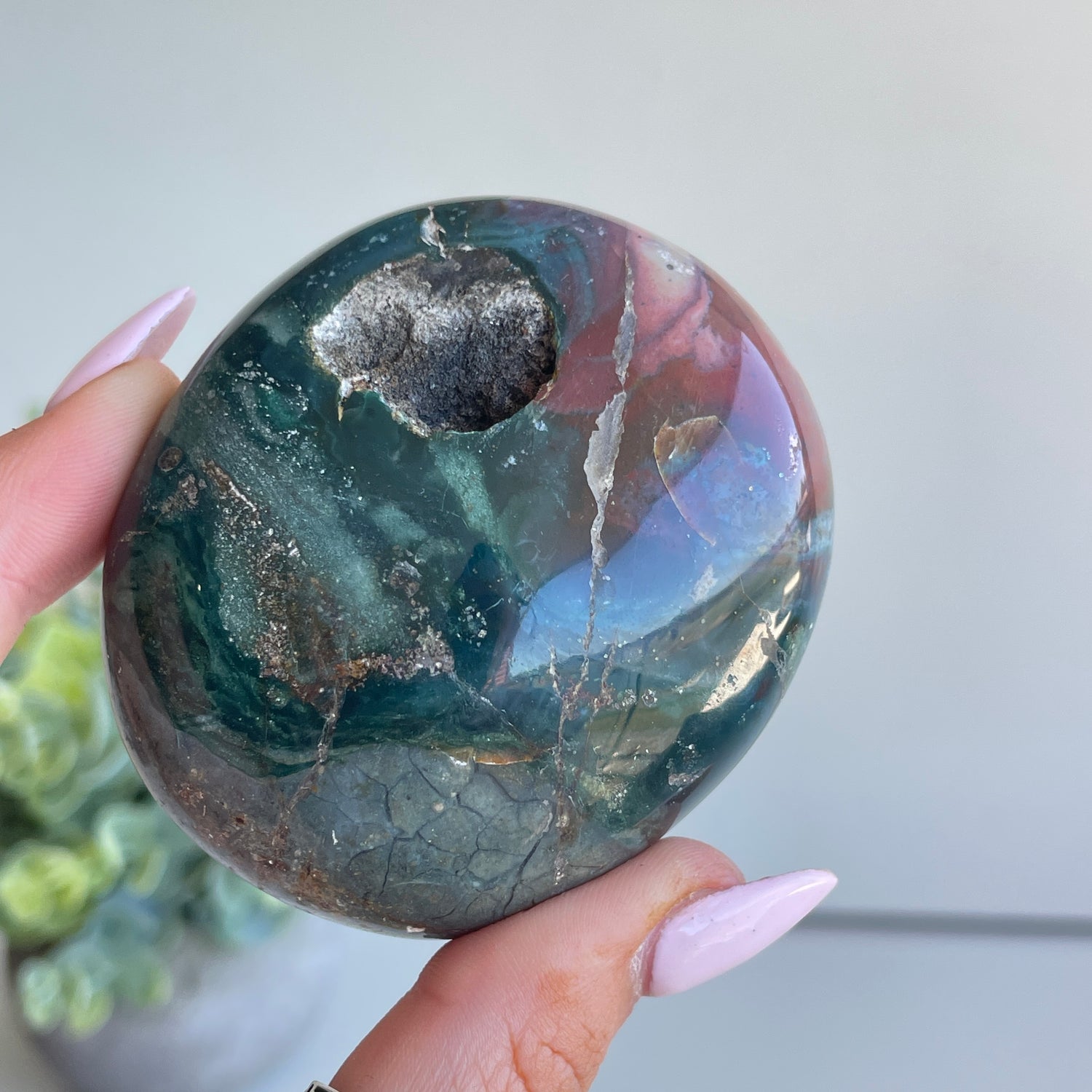 Ocean Jasper Palmstone 168g