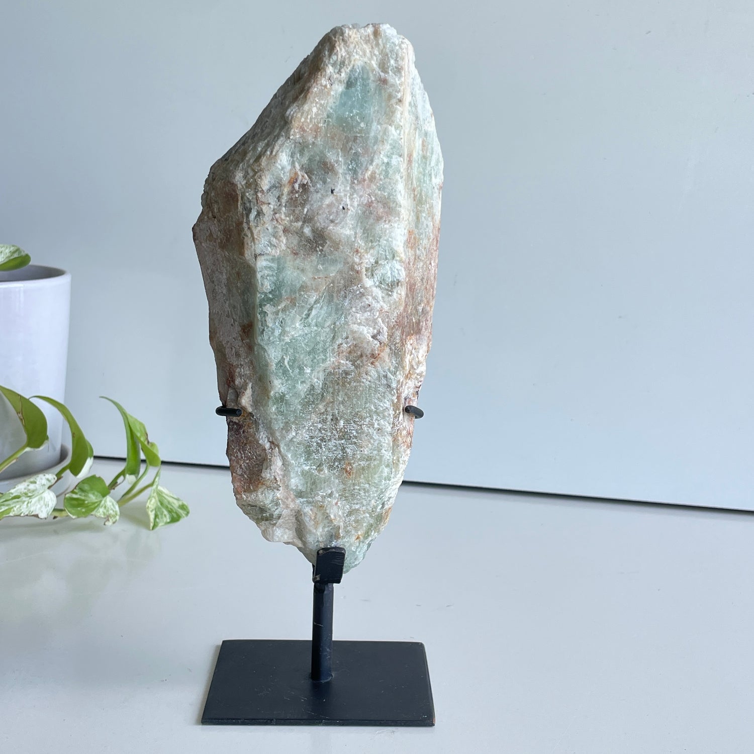 Brazilian Aquamarine Pce In Stand  2.536kg