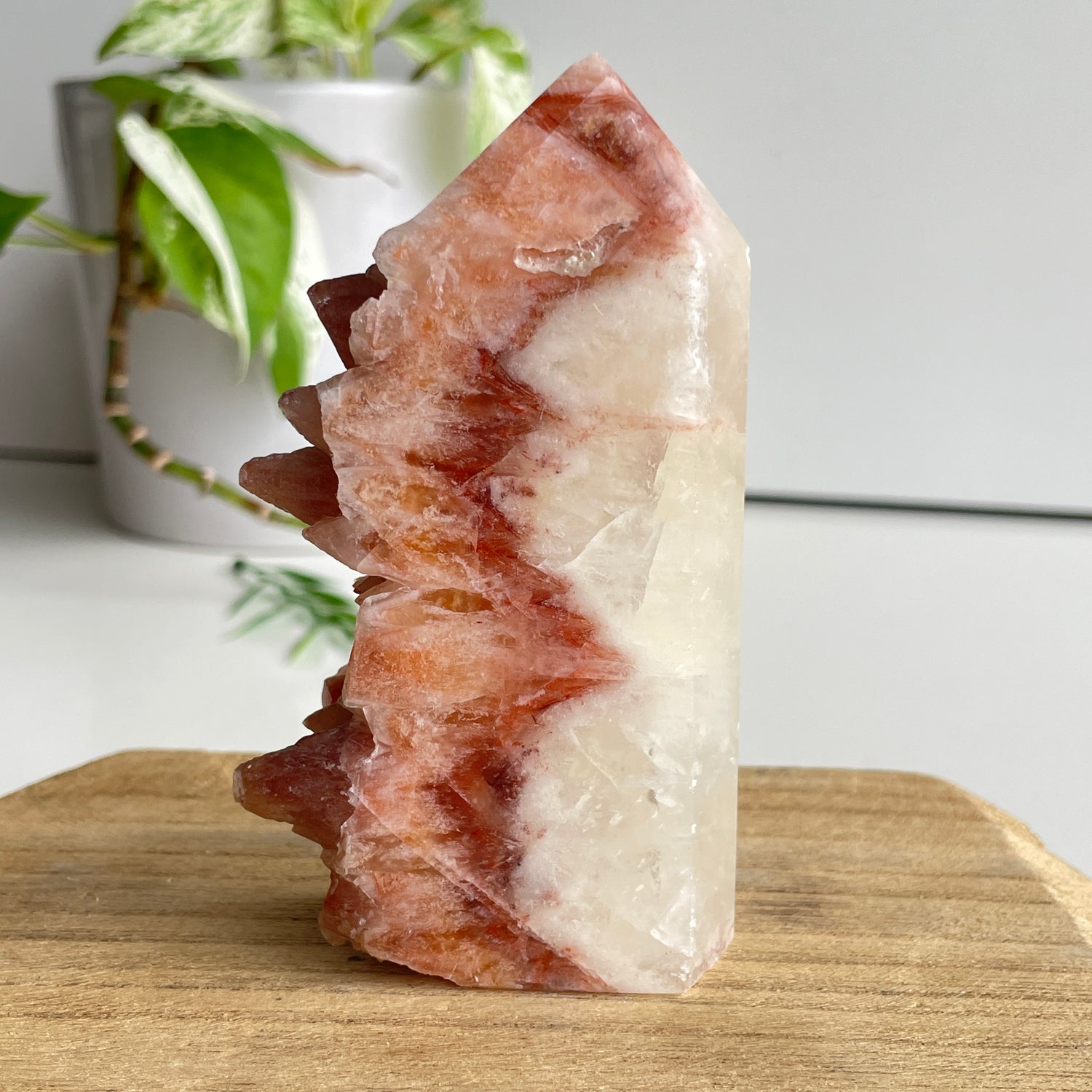 Red Calcite Cluster Generator 10.5cm